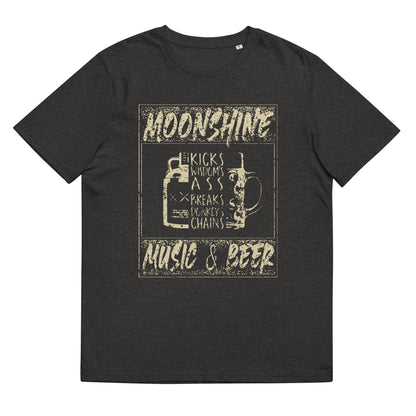 Luke L Duke - Moonshine - T-shirt unisexe en coton biologique