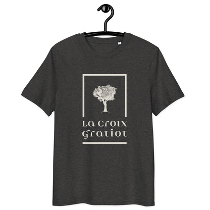 La Croix Gratiot - T-shirt unisexe en coton biologique - Imp. Coeur uniquement