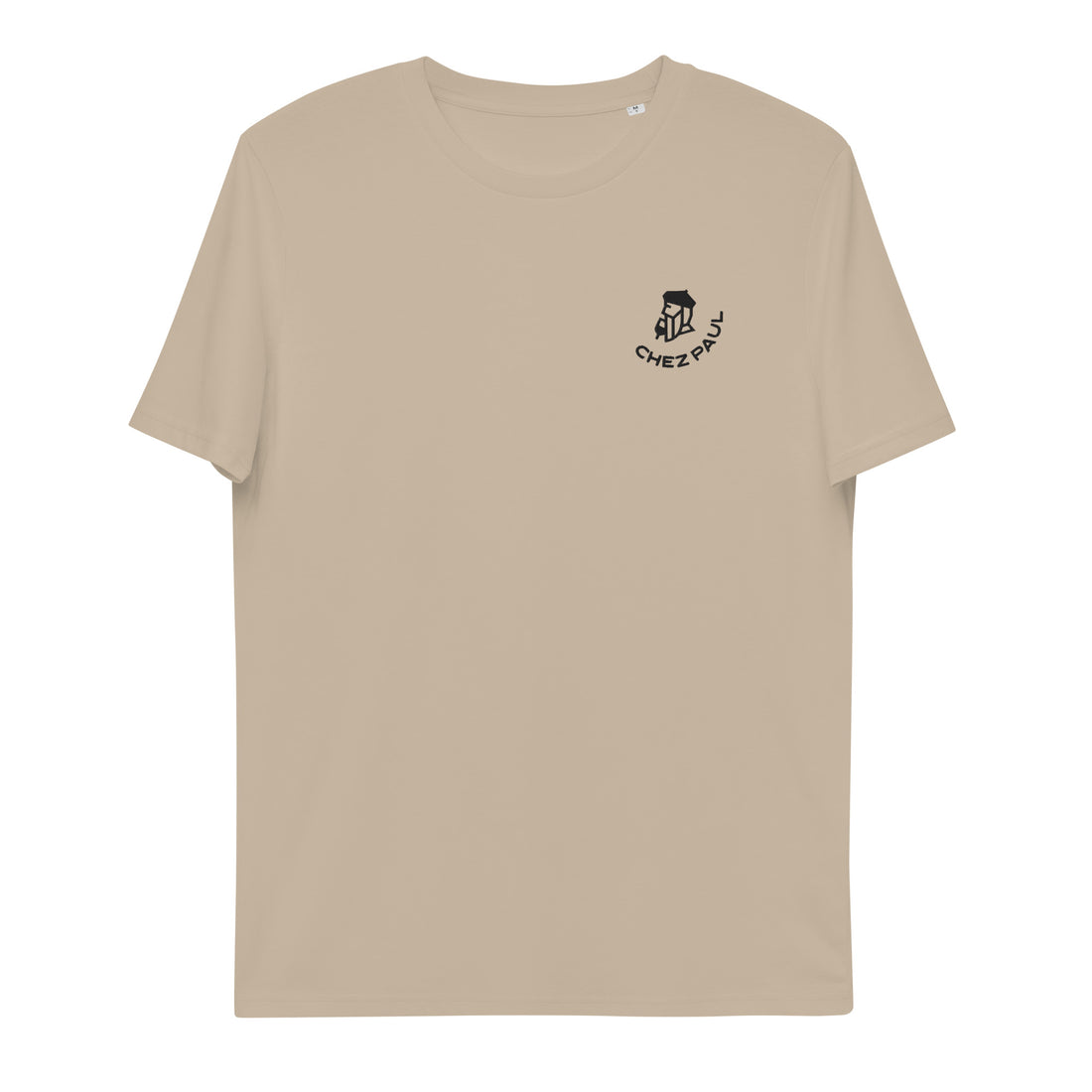 Chez Paul - T-shirt unisexe en coton biologique - Brodé