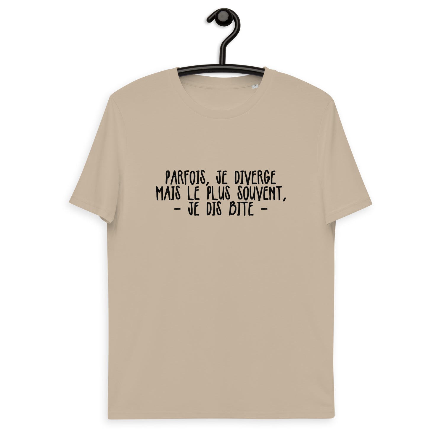 Parfois, je diverge - T-shirt unisexe en coton biologique