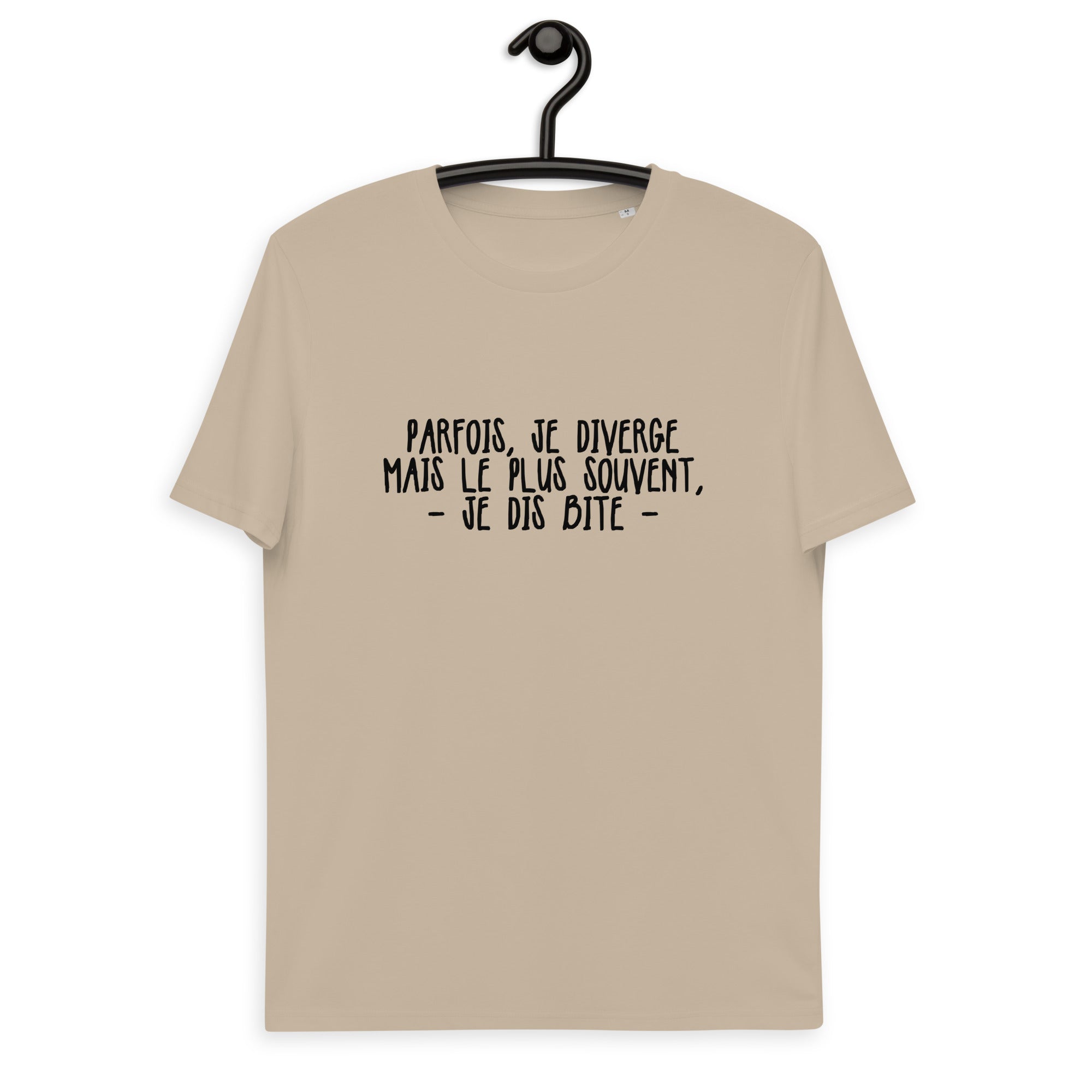 Parfois, je diverge - T-shirt unisexe en coton biologique