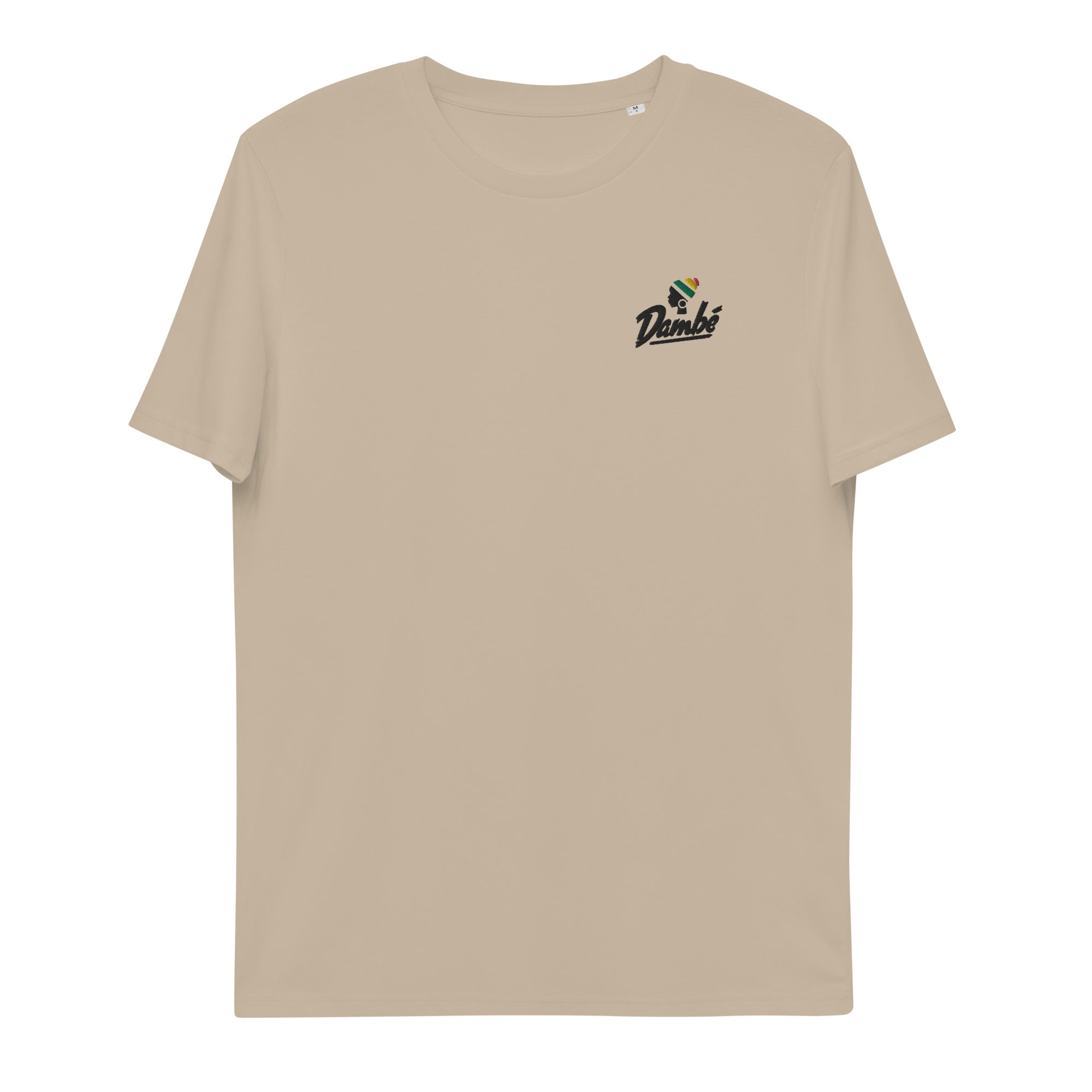Dambé visage - T-shirt unisexe en coton biologique brodé
