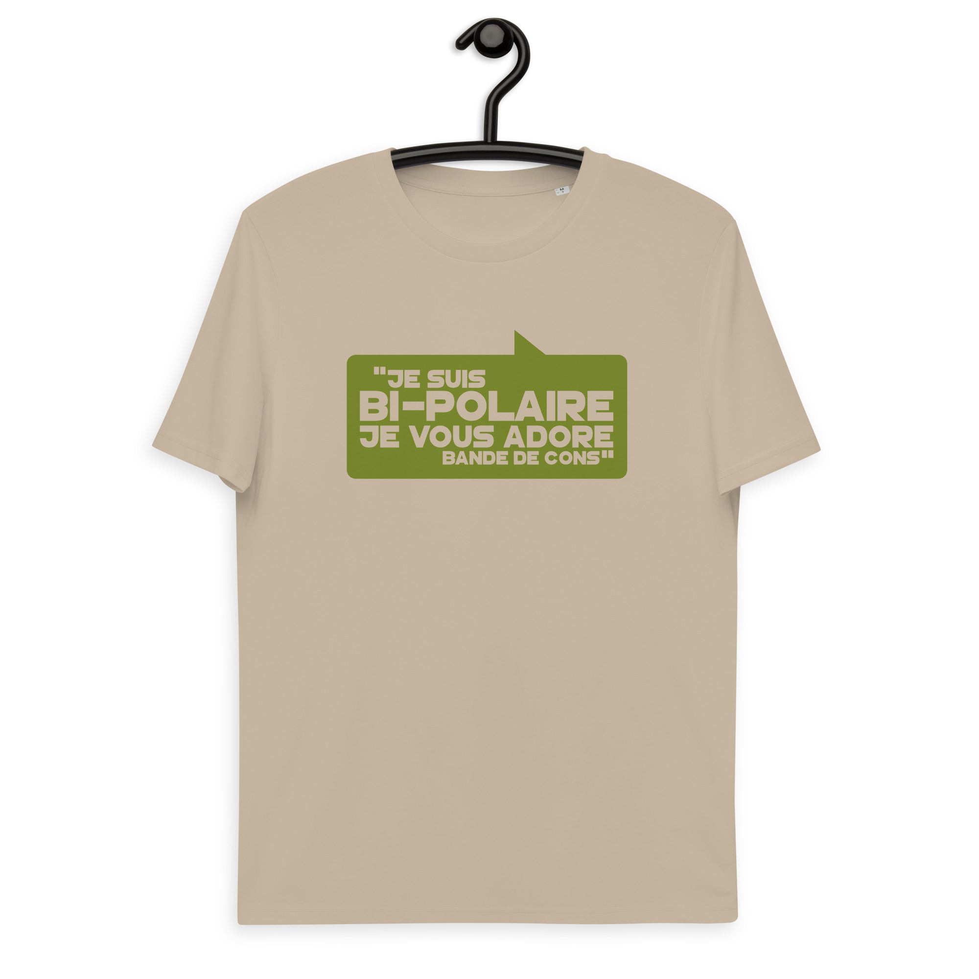 Je suis bipolaire  -  T-shirt unisexe en coton biologique
