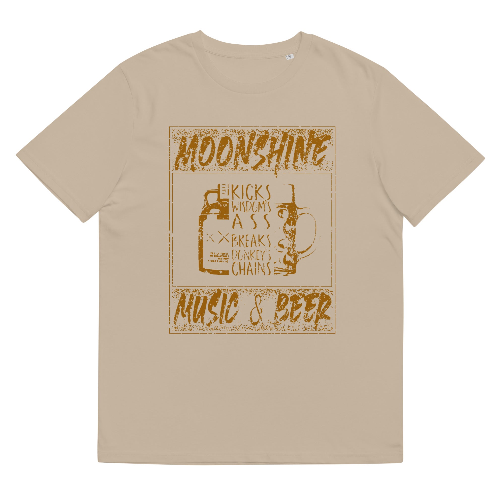 Luke L Duke - Moonshine - T-shirt unisexe en coton biologique