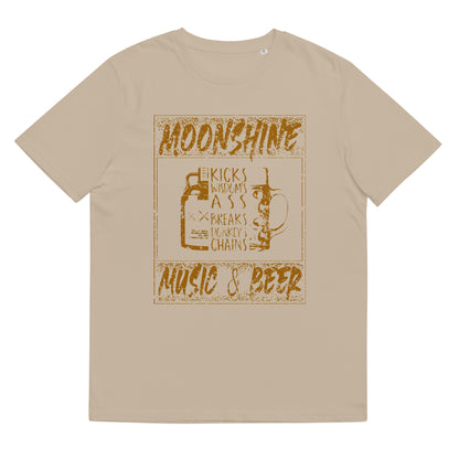 Luke L Duke - Moonshine - T-shirt unisexe en coton biologique