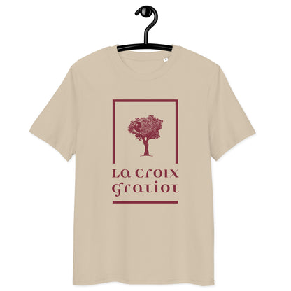La Croix Gratiot - T-shirt unisexe en coton biologique - Imp. Coeur uniquement