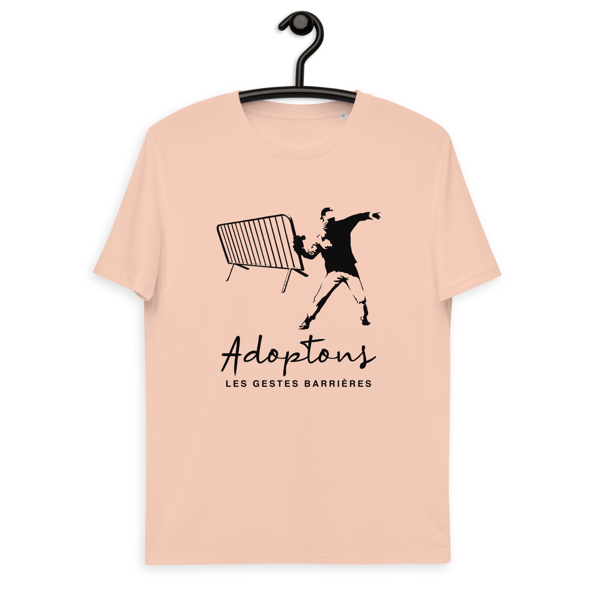 Les gestes barrières - T-shirt unisexe en coton biologique
