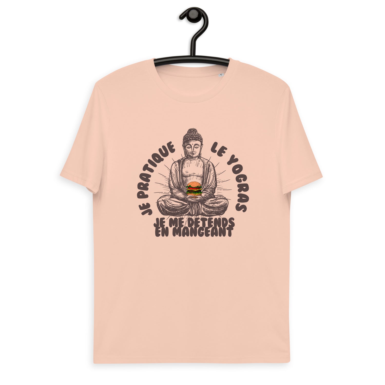 Je pratique le yogras -T-shirt unisexe en coton biologique