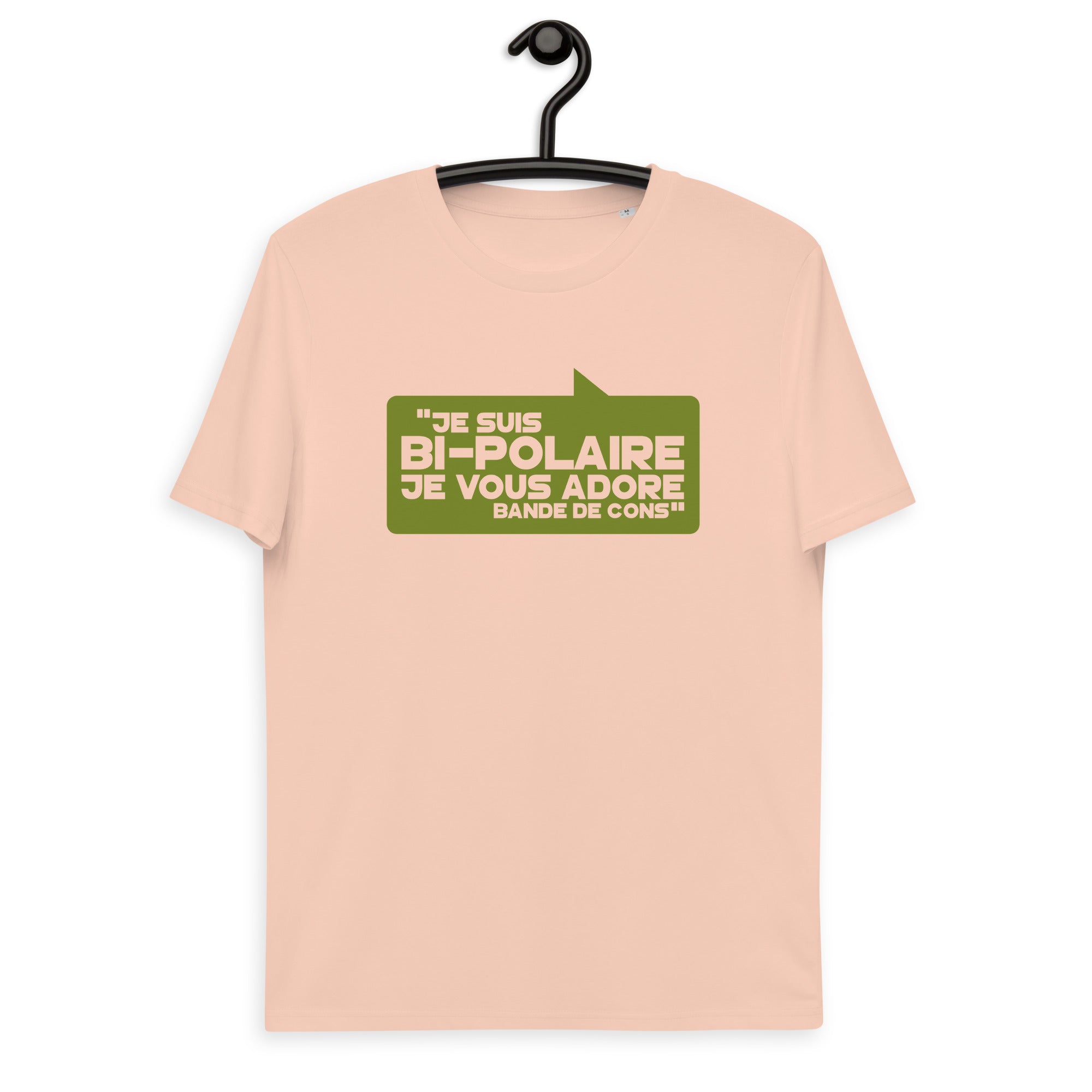 Je suis bipolaire  -  T-shirt unisexe en coton biologique