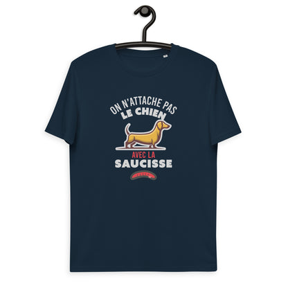 Chien Saucisse - T-shirt unisexe en coton biologique