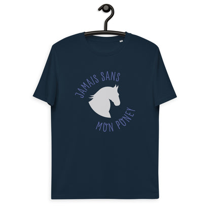 Jamais son mon poney - T-shirt unisexe en coton biologique