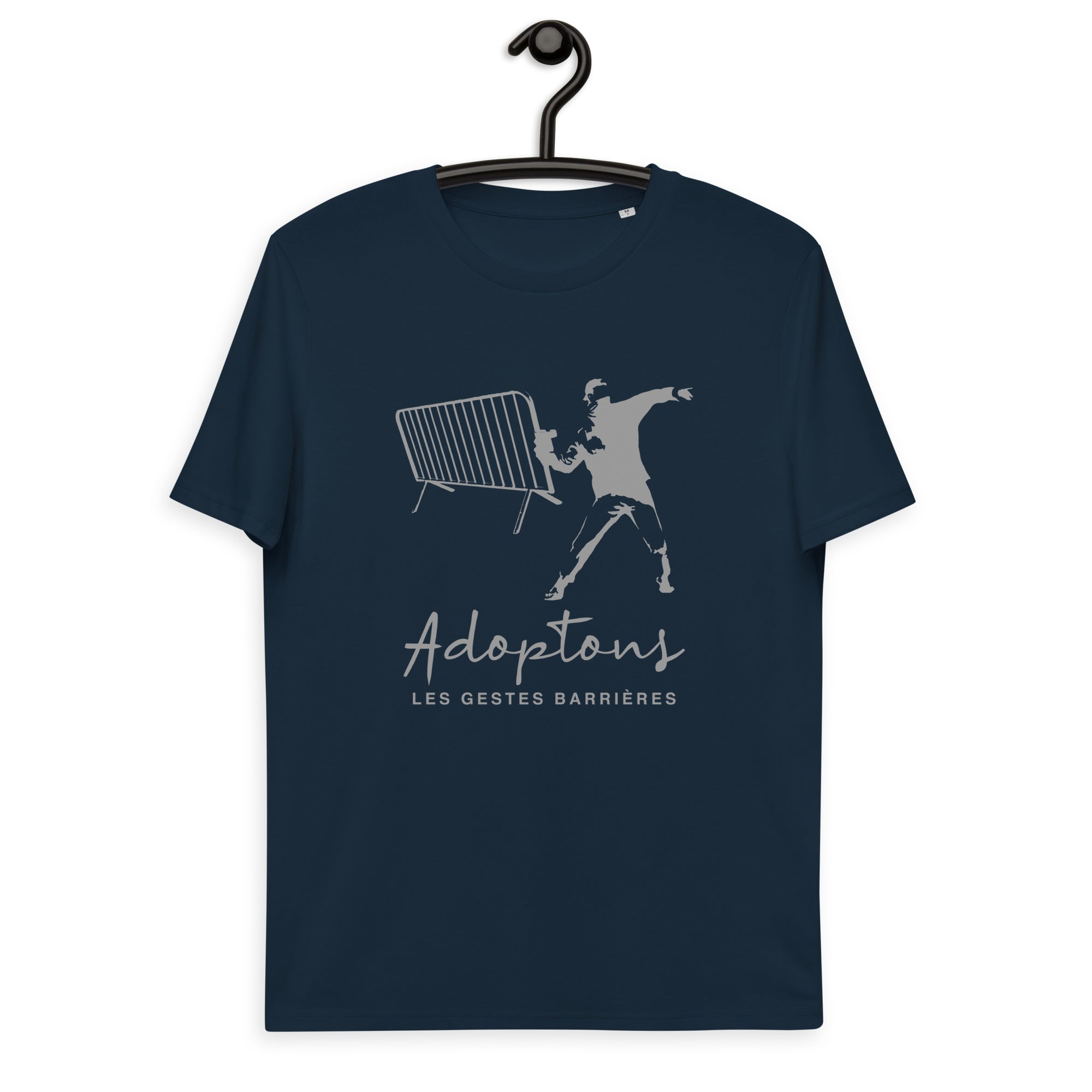 Les gestes barrières - T-shirt unisexe en coton biologique
