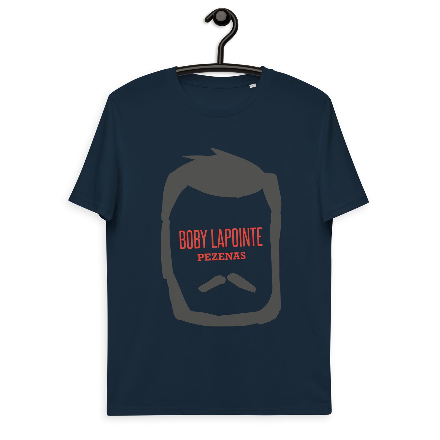 Boby Lapointe - Tête Bara -T-shirt unisexe en coton biologique