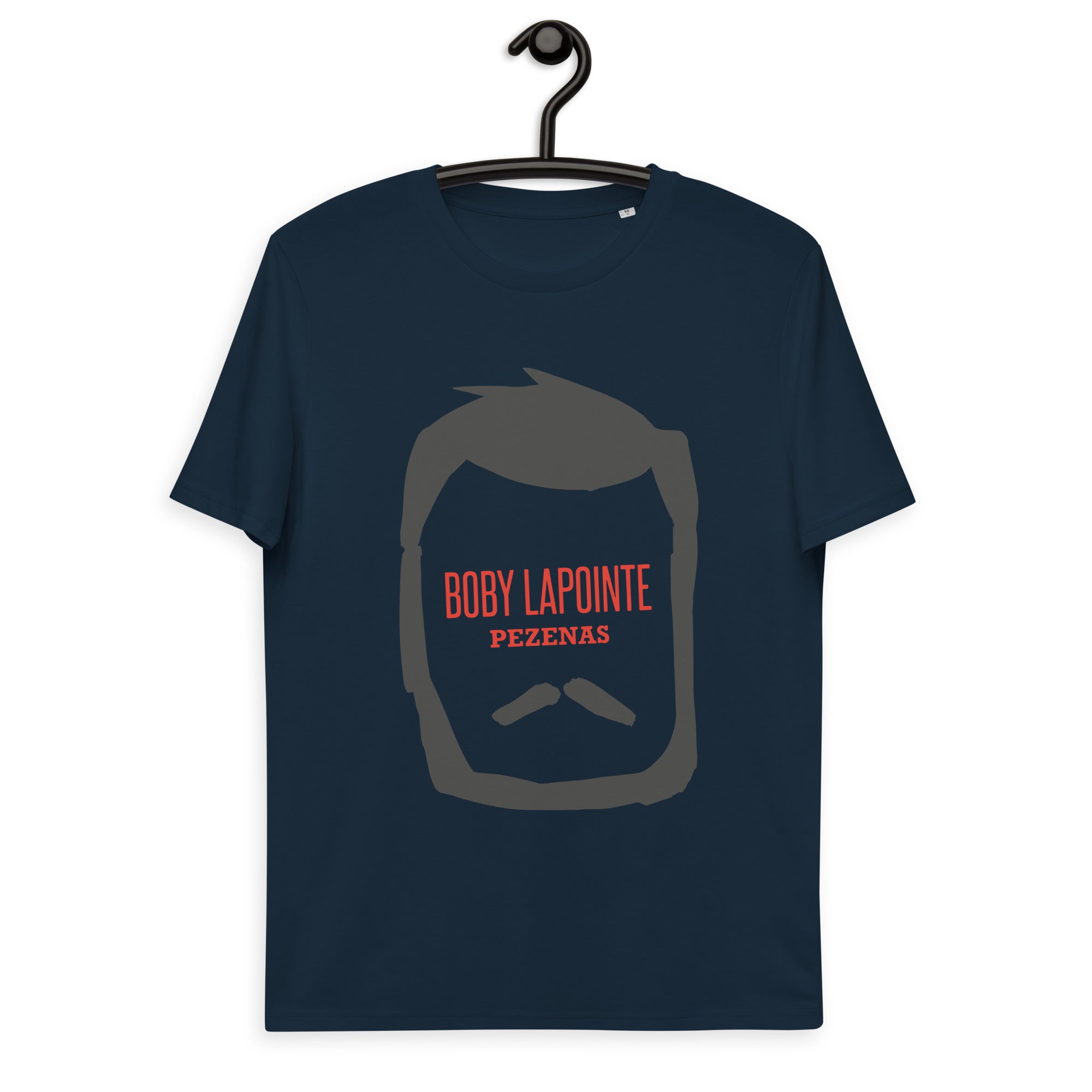 Boby Lapointe - Tête Bara -T-shirt unisexe en coton biologique