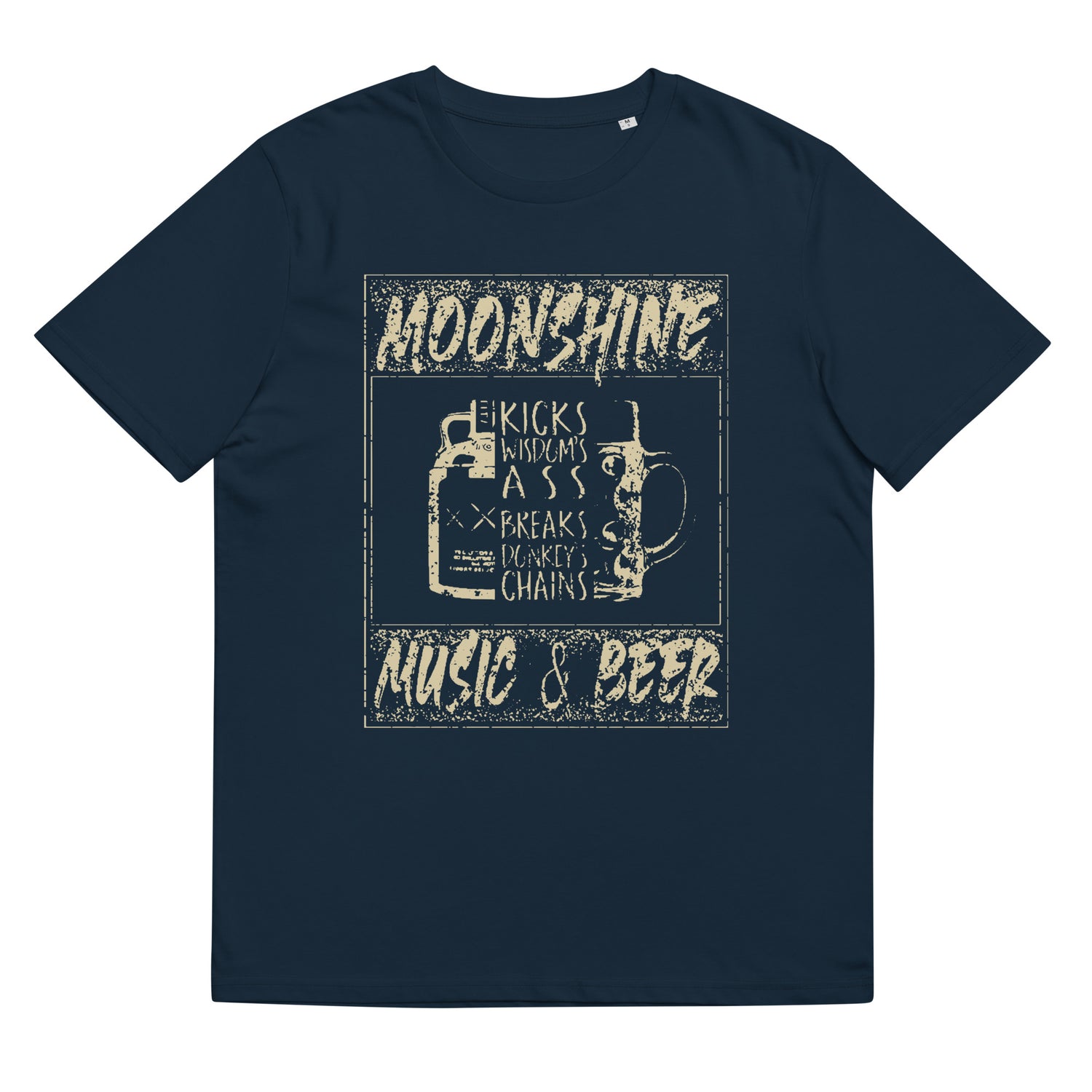 Luke L Duke - Moonshine - T-shirt unisexe en coton biologique