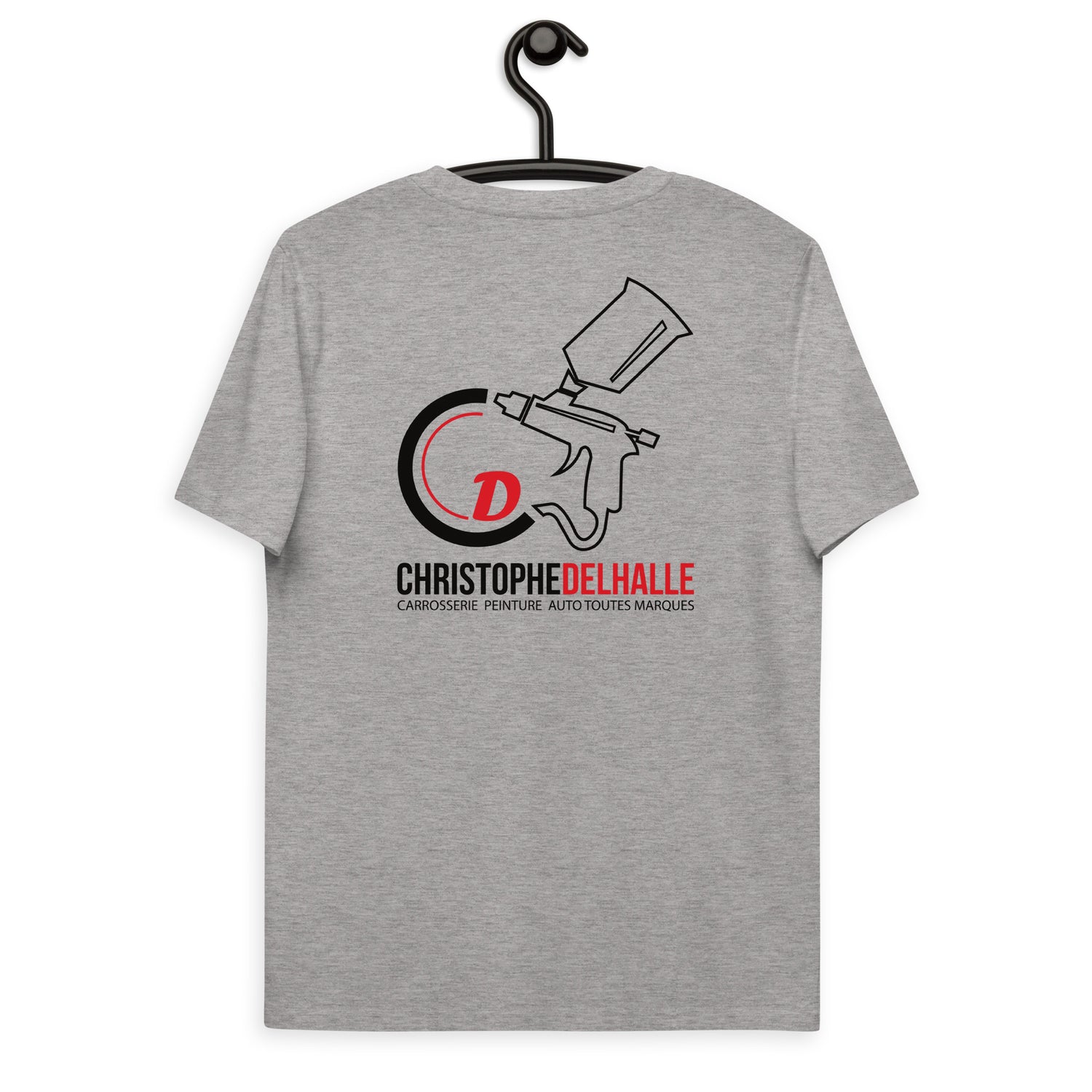 Christophe Delhalle - T-shirt unisexe en coton biologique - Coeur et Dos
