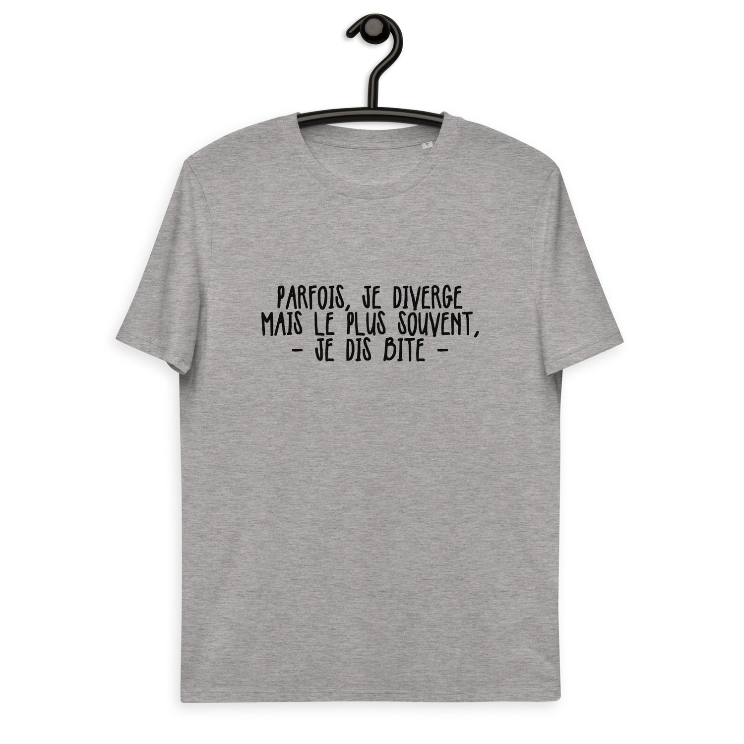 Parfois, je diverge - T-shirt unisexe en coton biologique