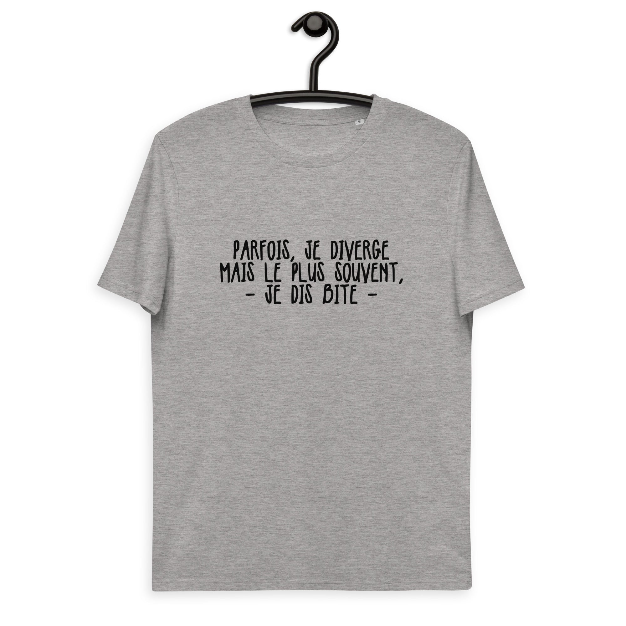 Parfois, je diverge - T-shirt unisexe en coton biologique