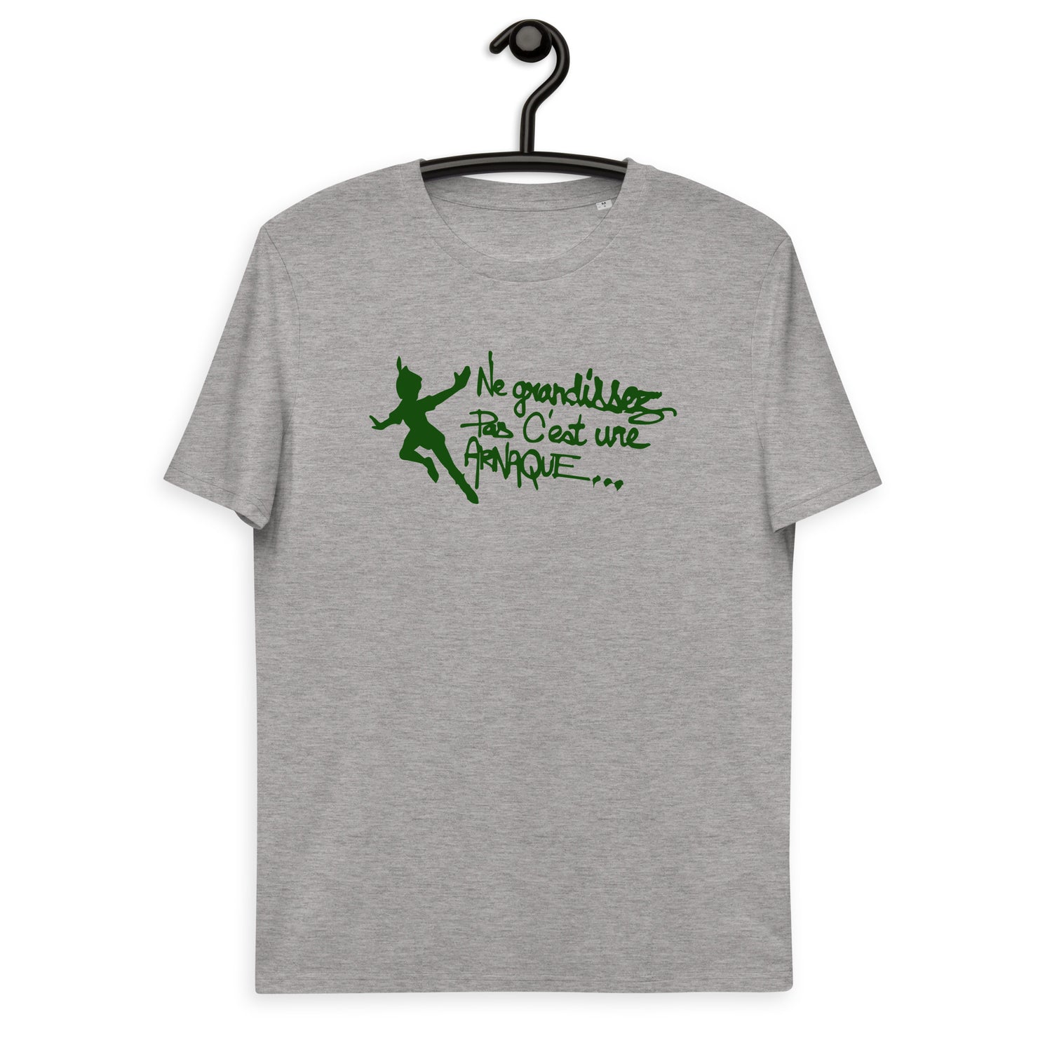 Ne grandissez pas  -  T-shirt unisexe en coton biologique
