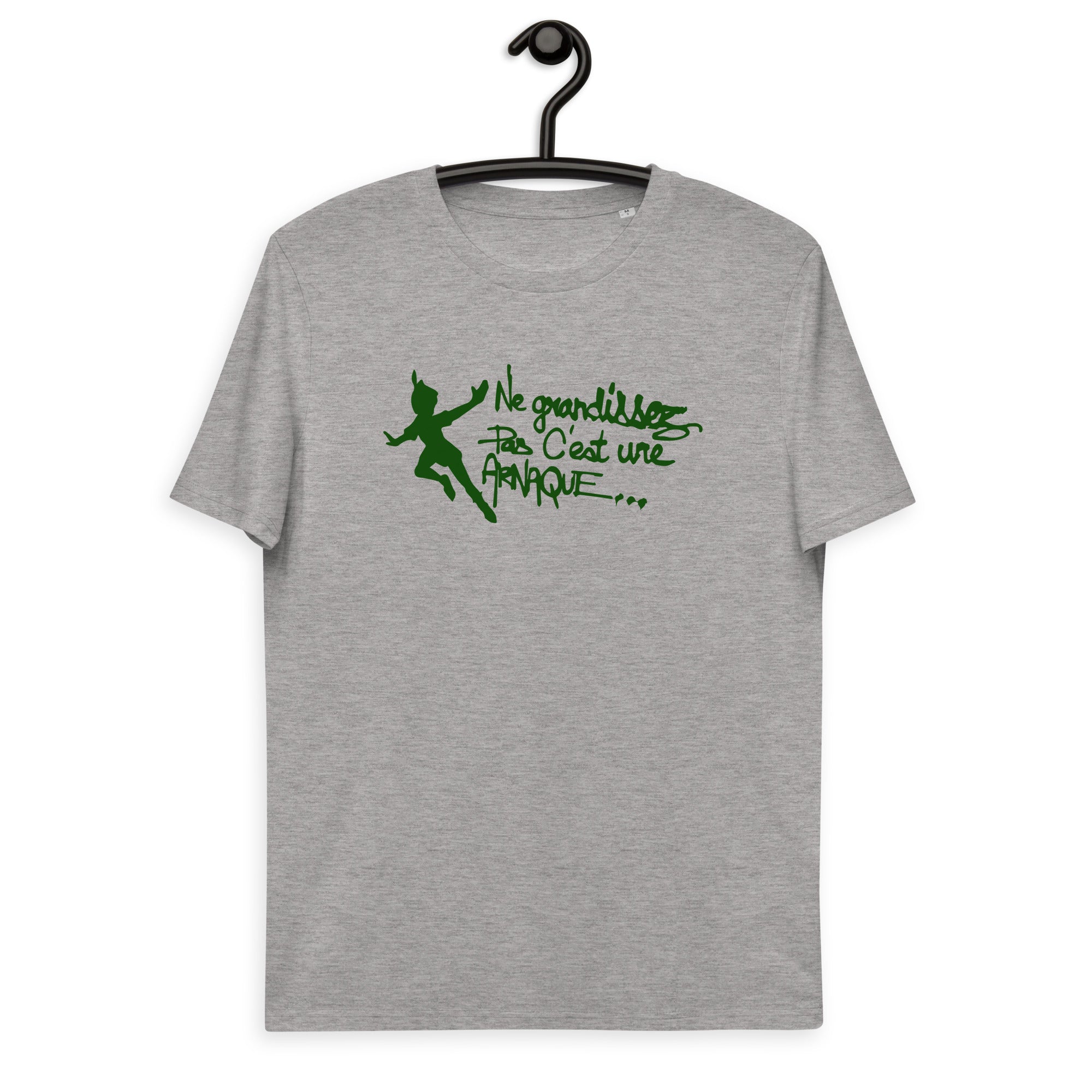Ne grandissez pas  -  T-shirt unisexe en coton biologique