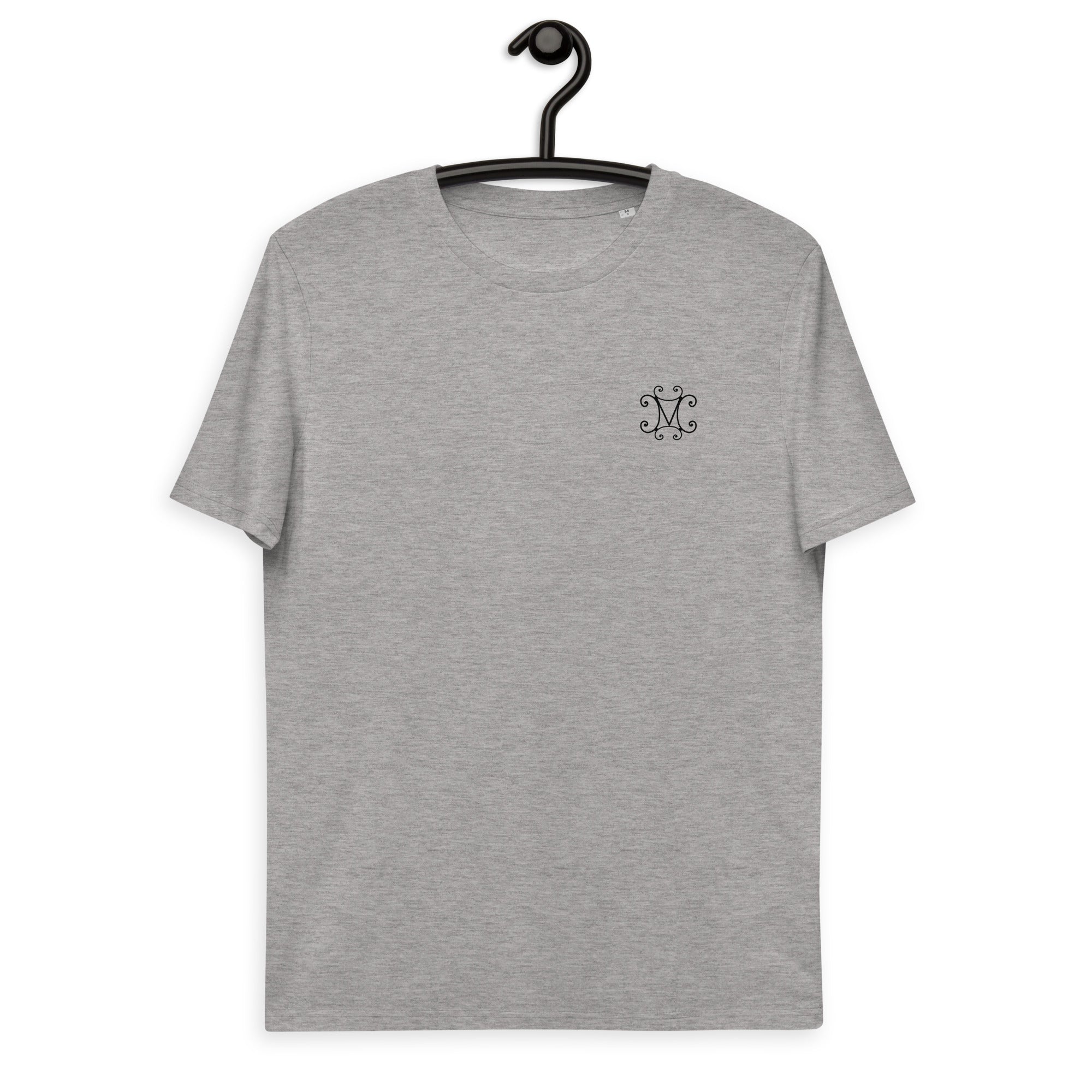 Halles Mazuc -T-shirt unisexe en coton biologique - cœur et dos.