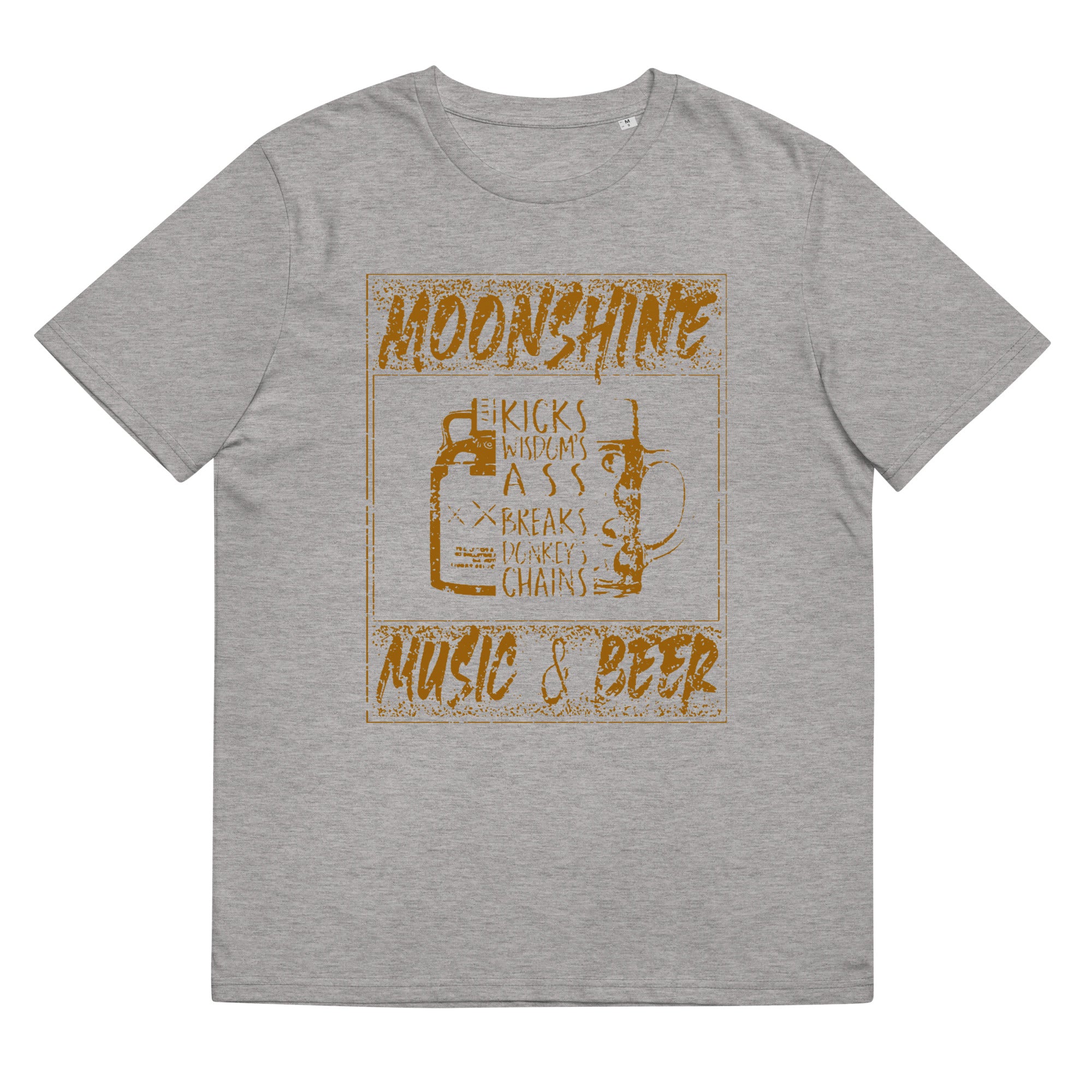 Luke L Duke - Moonshine - T-shirt unisexe en coton biologique