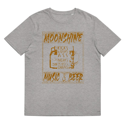 Luke L Duke - Moonshine - T-shirt unisexe en coton biologique