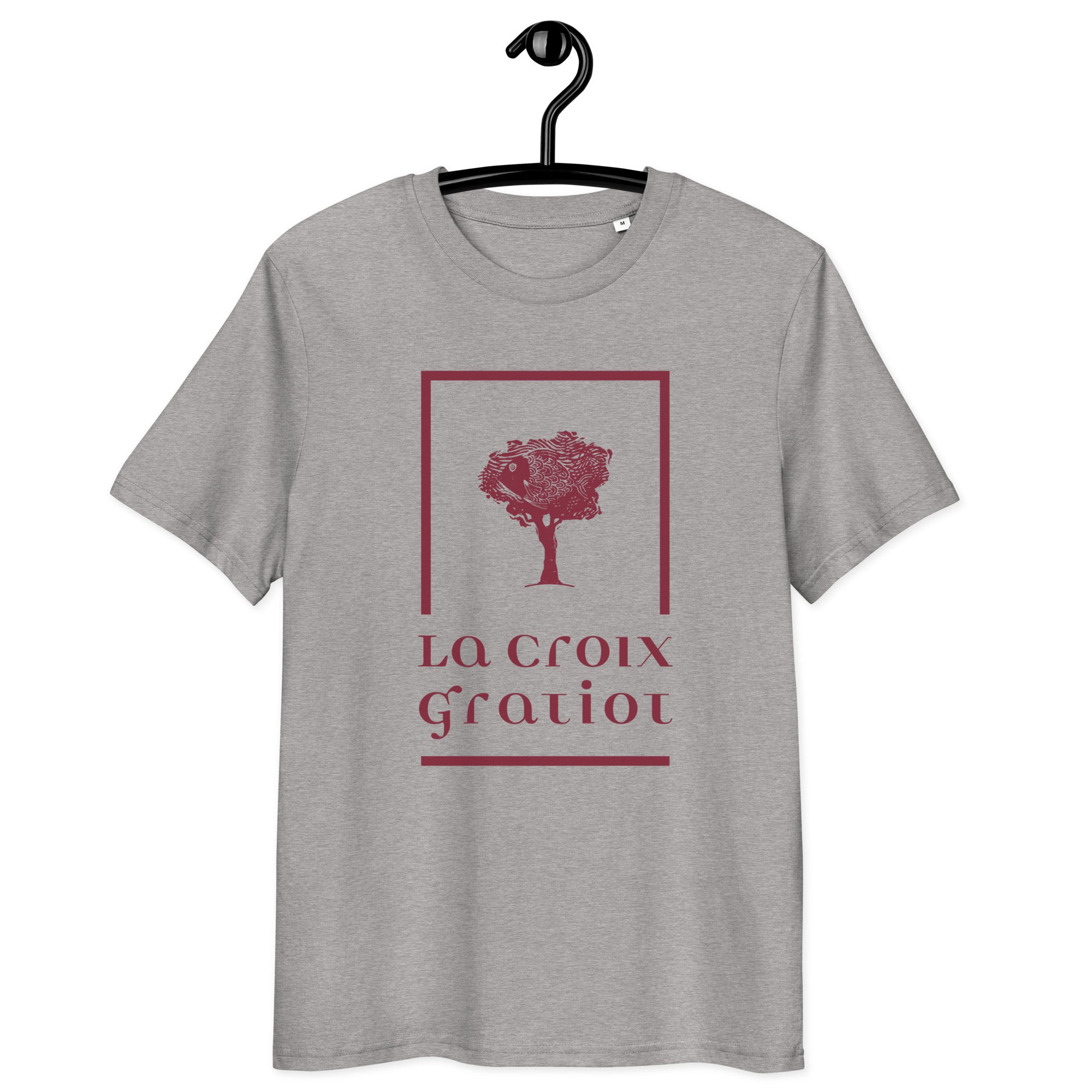 La Croix Gratiot - T-shirt unisexe en coton biologique - Imp. Coeur uniquement