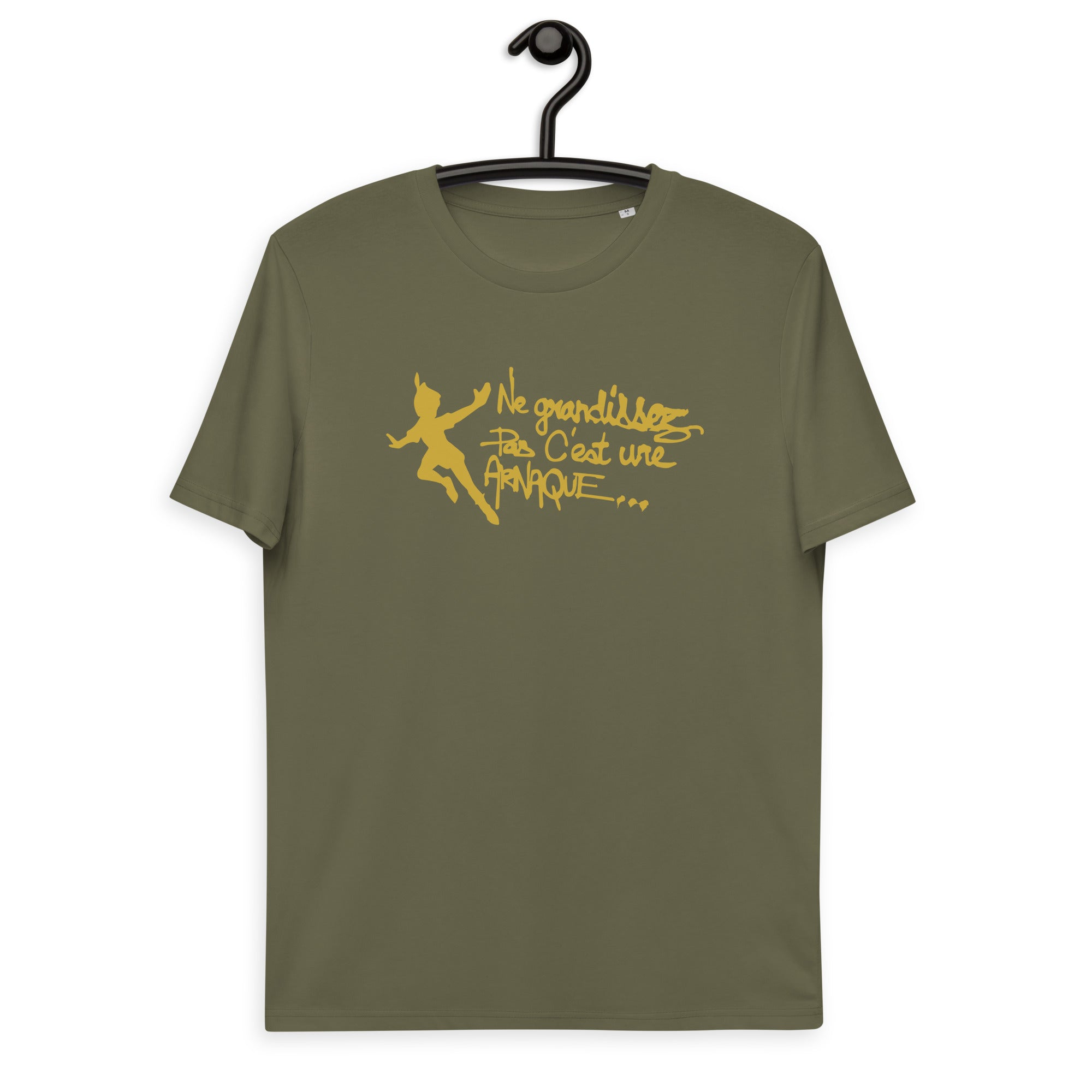 Ne grandissez pas  -  T-shirt unisexe en coton biologique