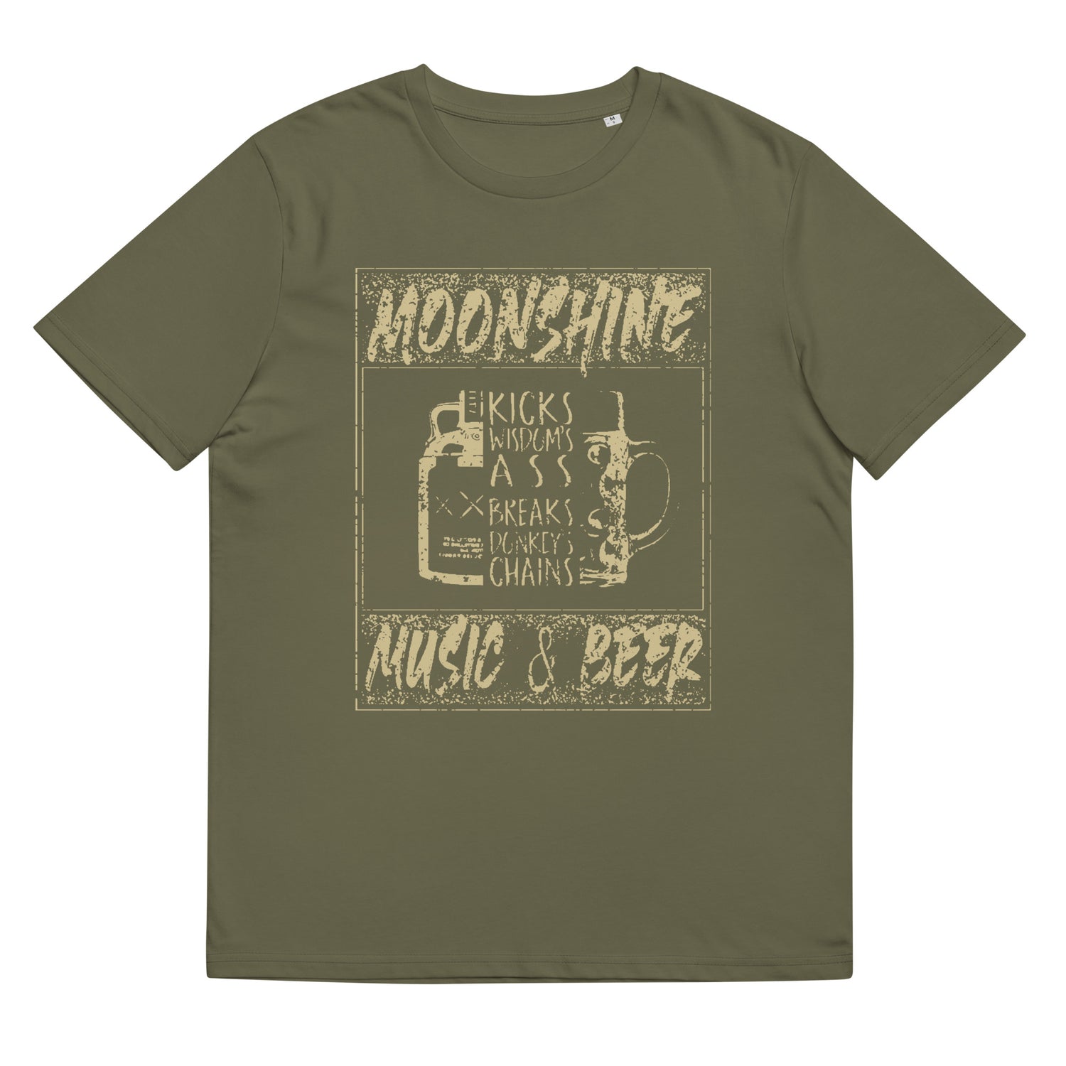 Luke L Duke - Moonshine - T-shirt unisexe en coton biologique