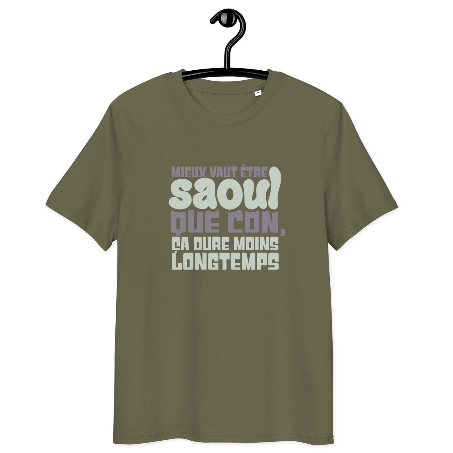 Mieux vaut être saoul - T-shirt unisexe en coton biologique