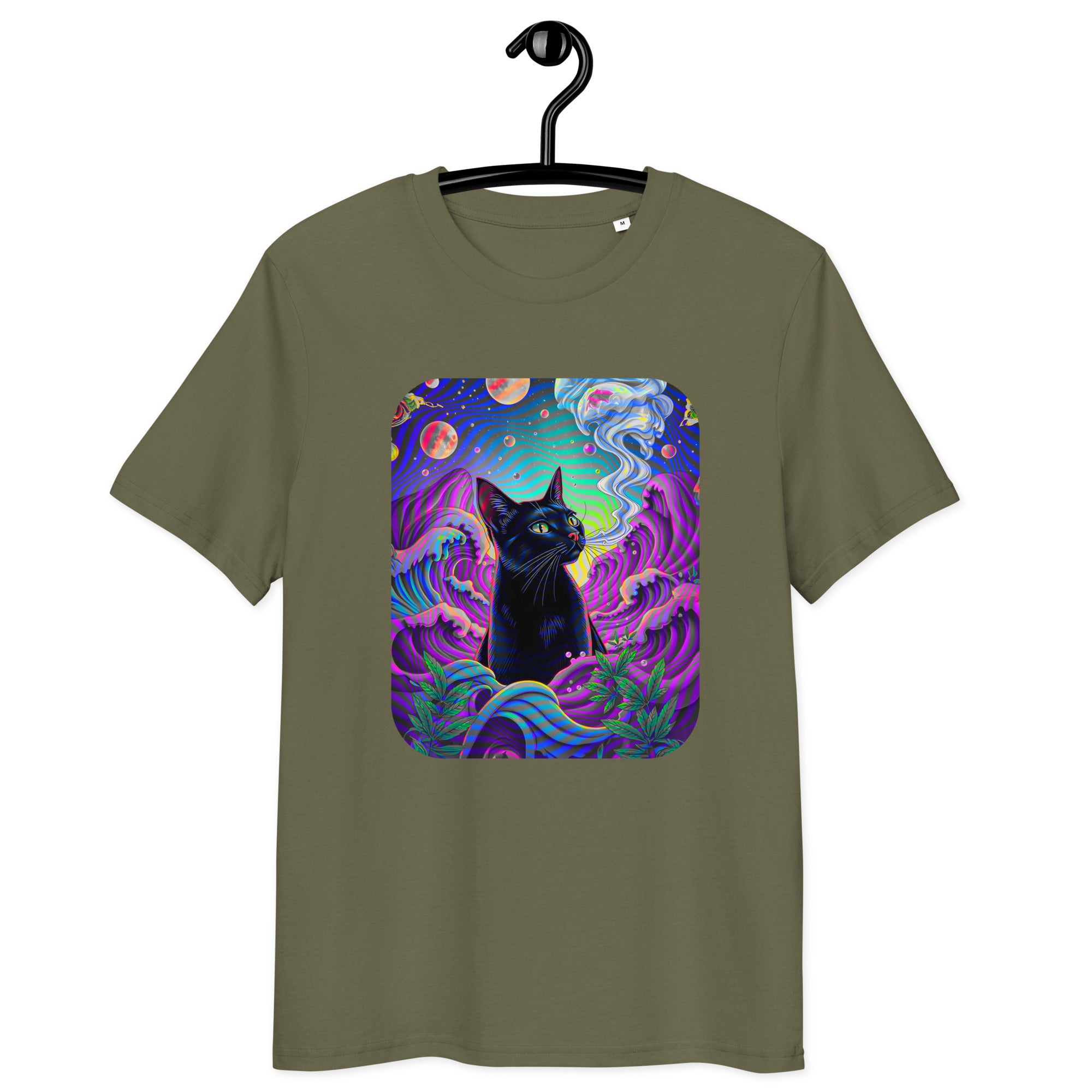Chat psyché - T-shirt unisexe en coton biologique