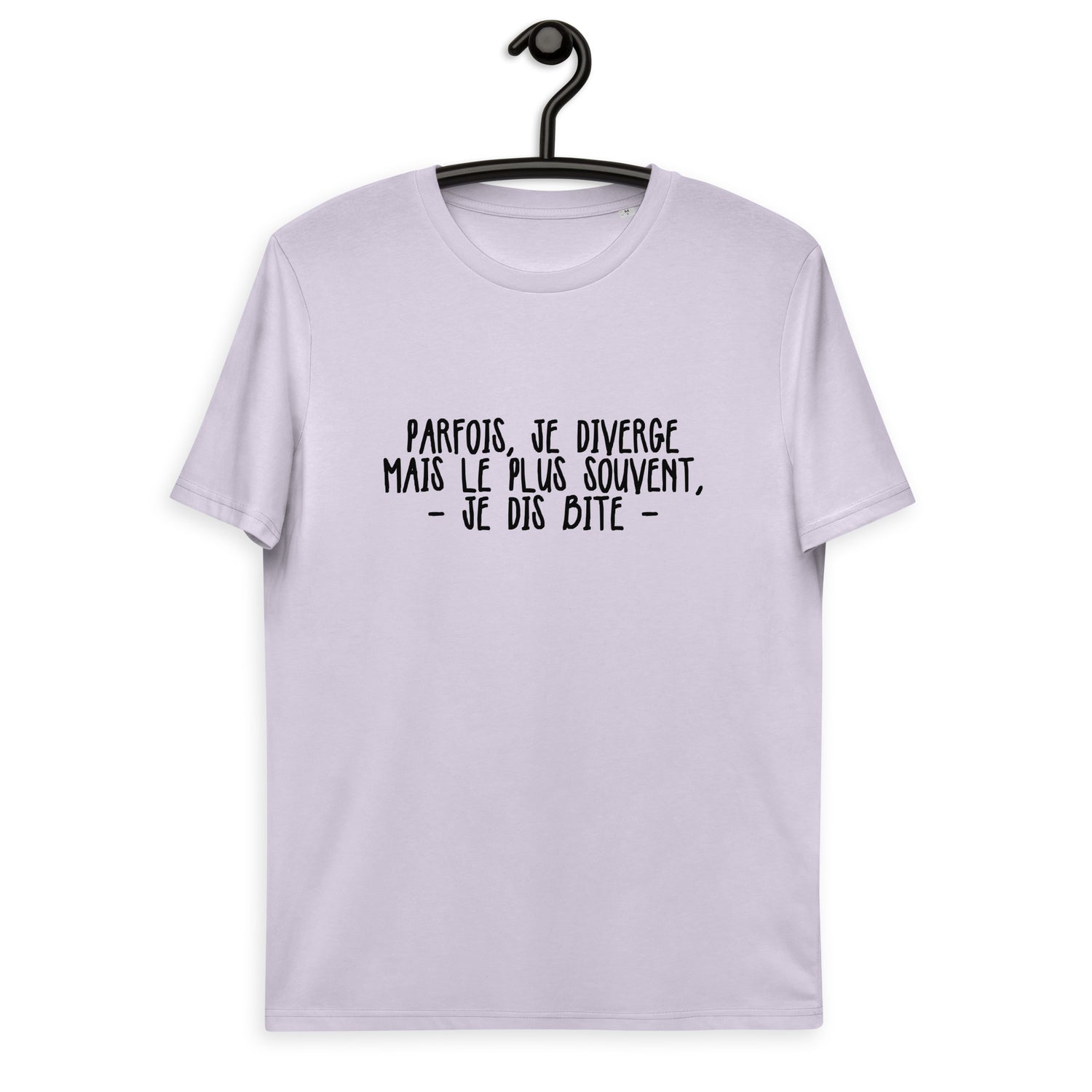 Parfois, je diverge - T-shirt unisexe en coton biologique