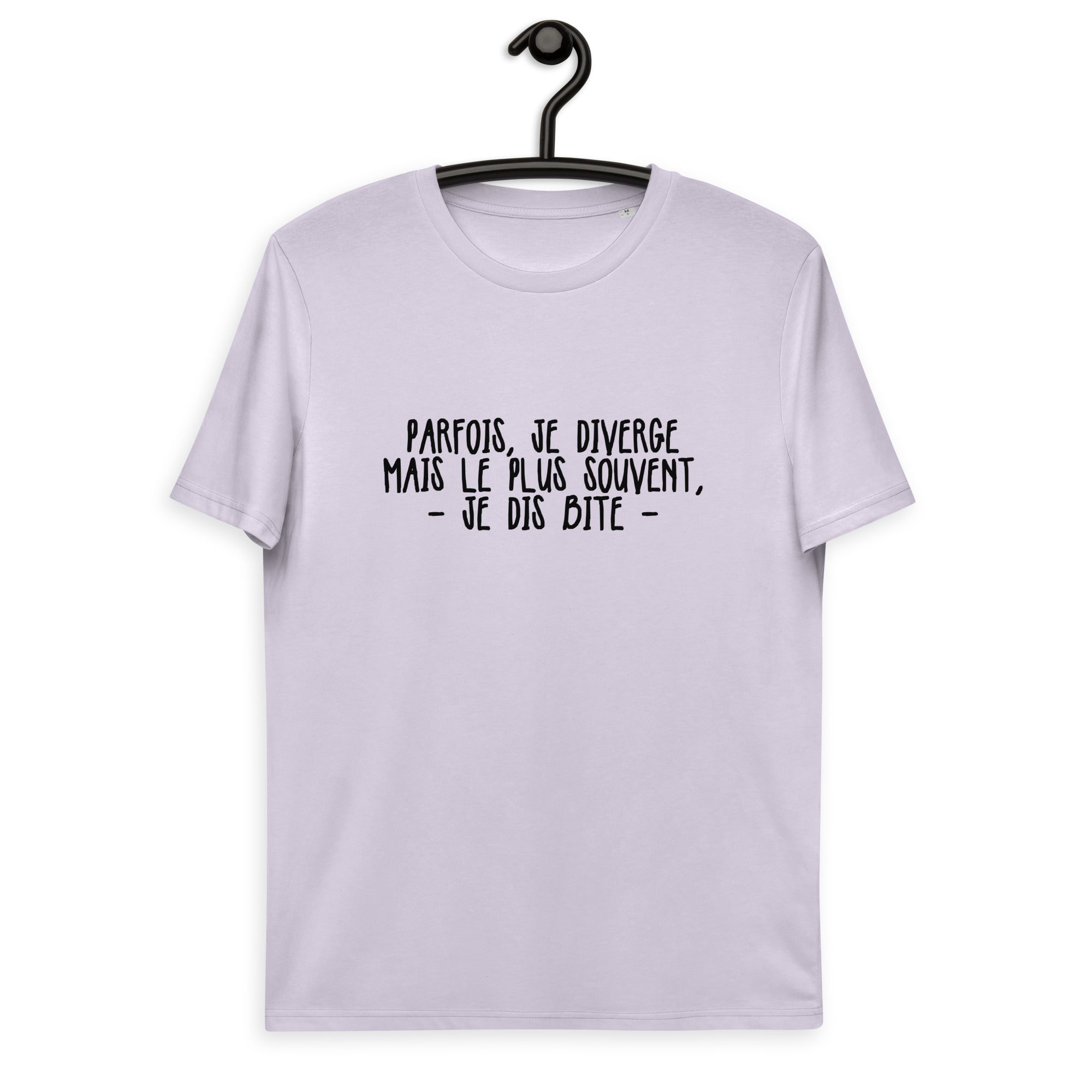 Parfois, je diverge - T-shirt unisexe en coton biologique