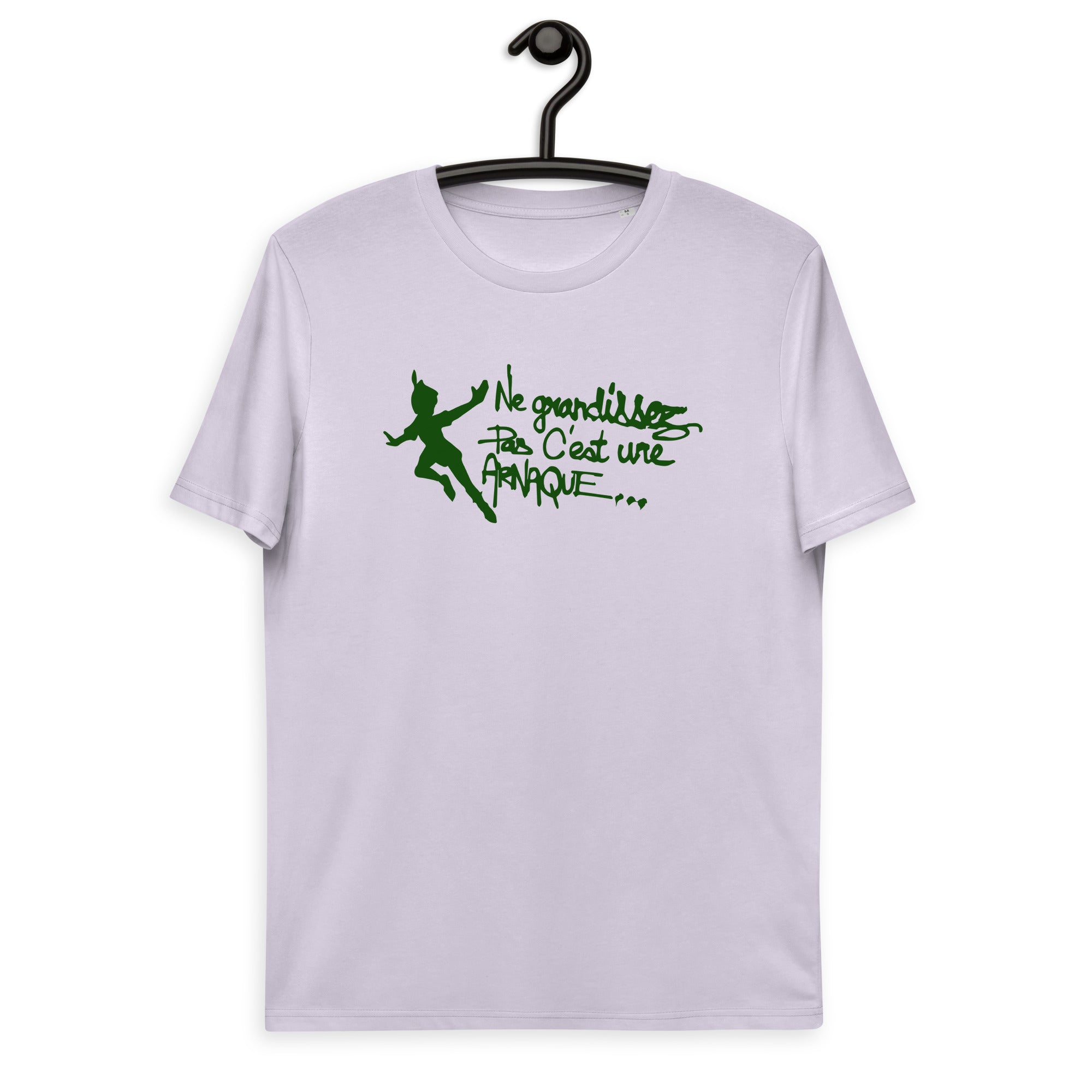 Ne grandissez pas  -  T-shirt unisexe en coton biologique