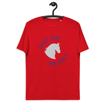 Jamais son mon poney - T-shirt unisexe en coton biologique