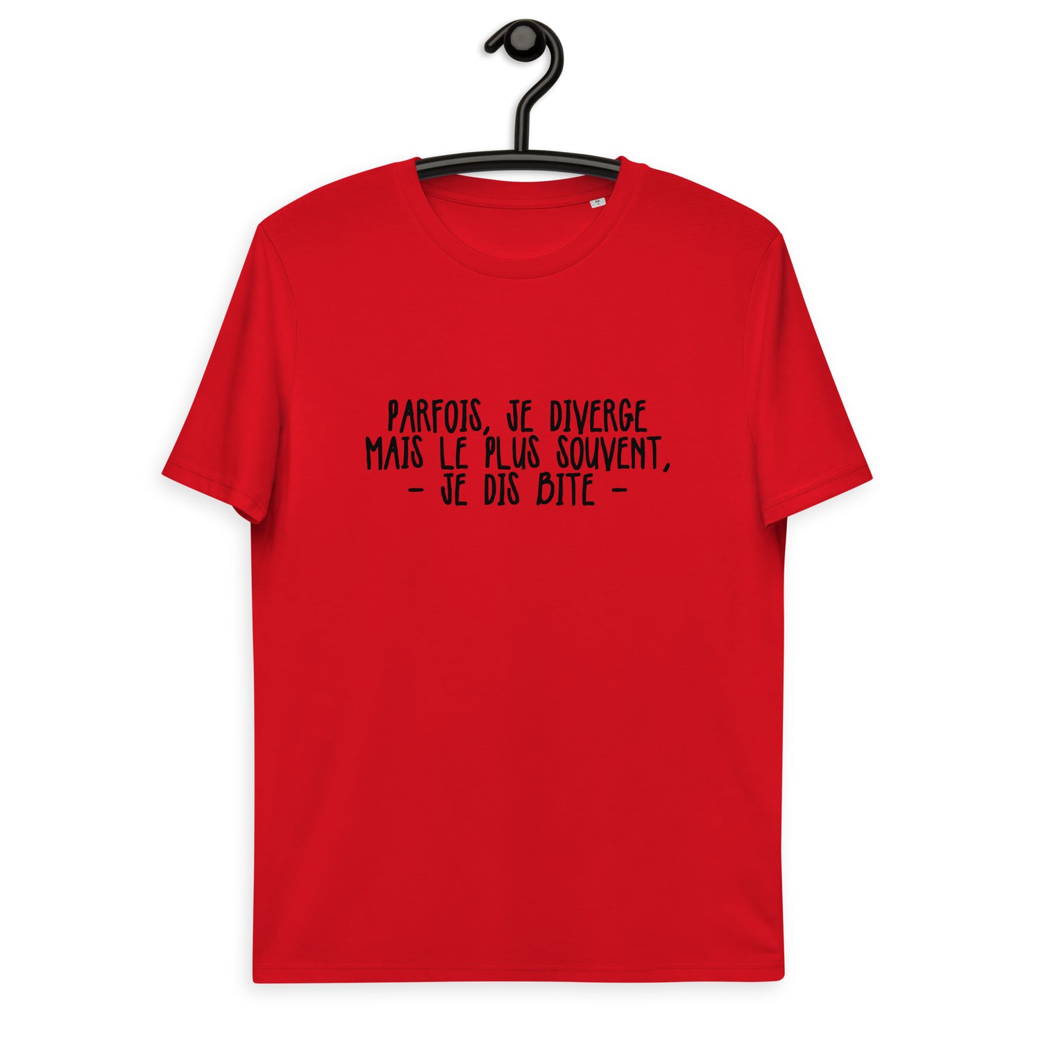 Parfois, je diverge - T-shirt unisexe en coton biologique