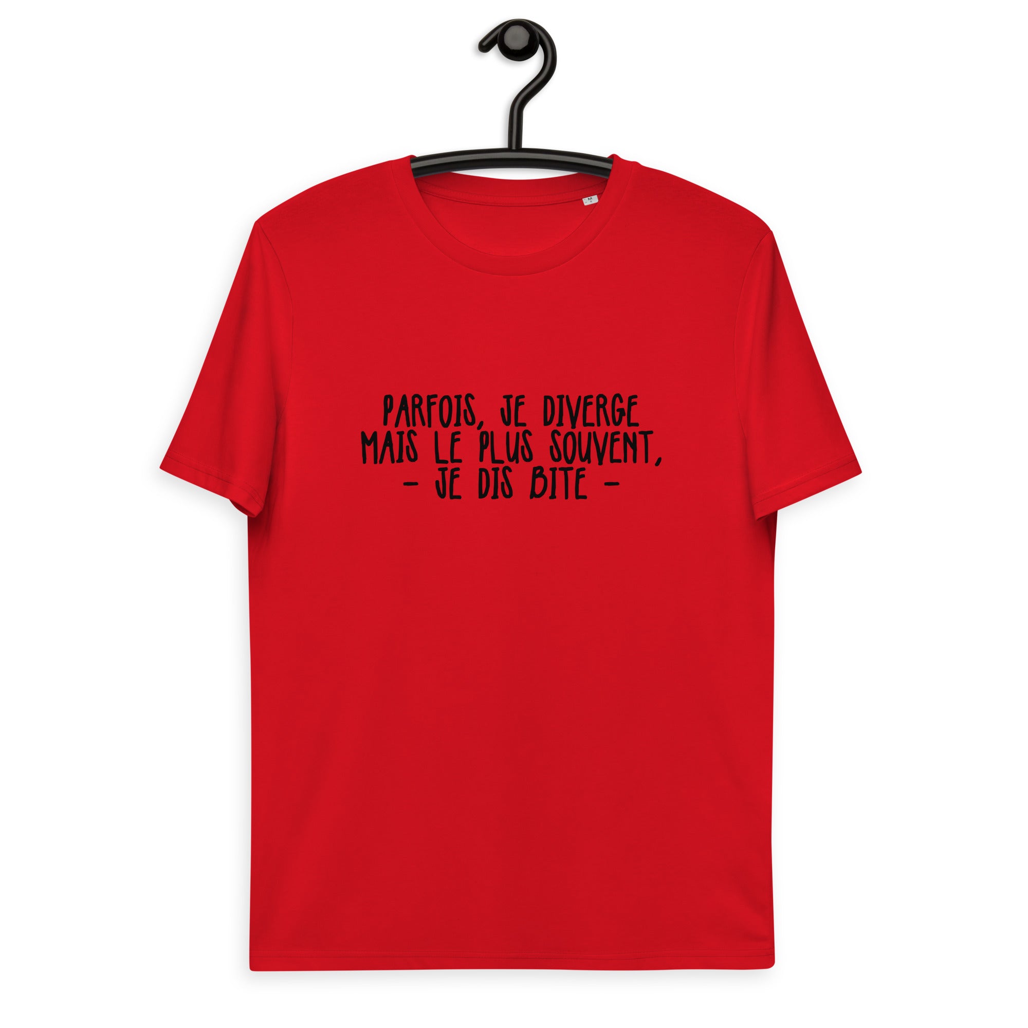 Parfois, je diverge - T-shirt unisexe en coton biologique