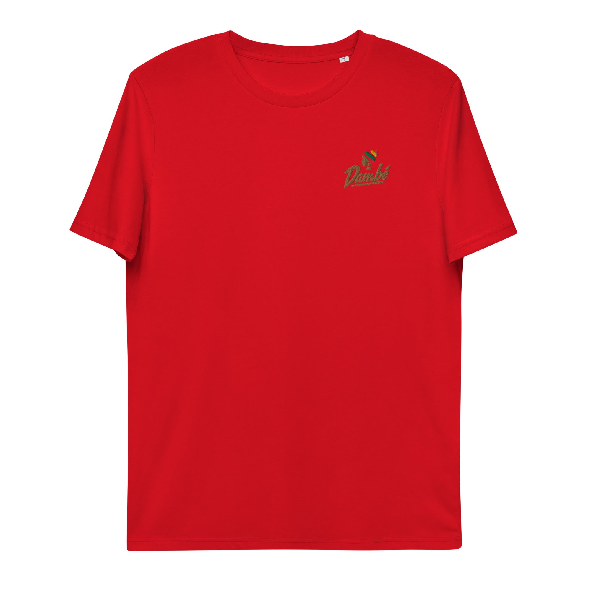 Dambé visage - T-shirt unisexe en coton biologique brodé