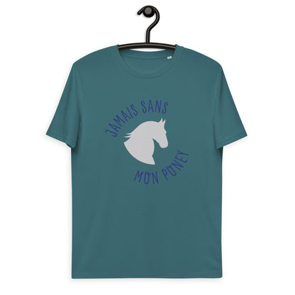 Jamais son mon poney - T-shirt unisexe en coton biologique
