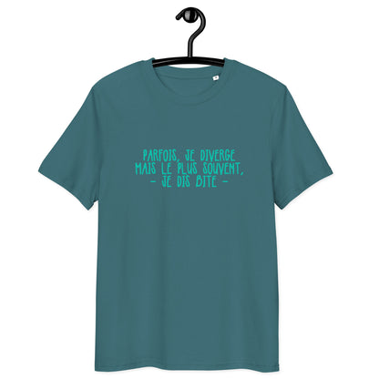 Parfois, je diverge - T-shirt unisexe en coton biologique