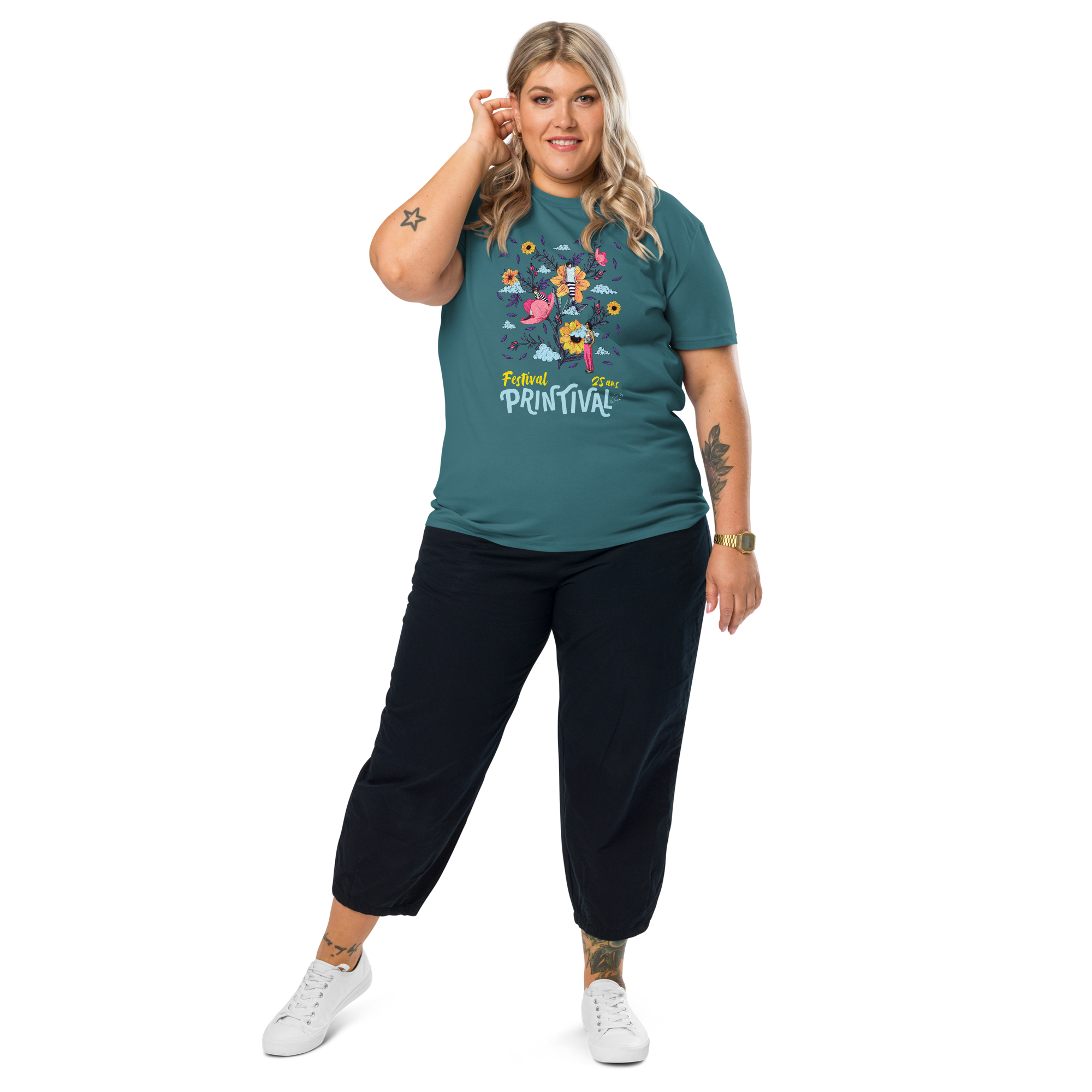 Printival 2025 - T-shirt unisexe en coton biologique