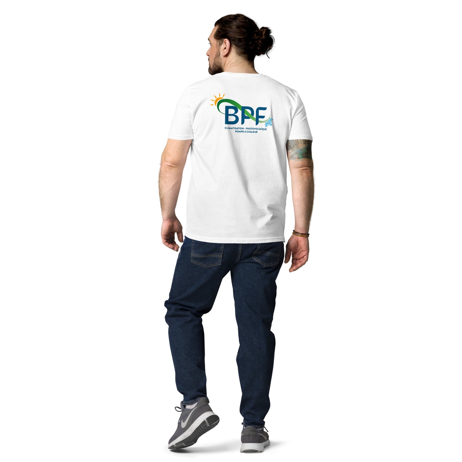 BPF - T-shirt unisexe en coton biologique - Coeur et Dos