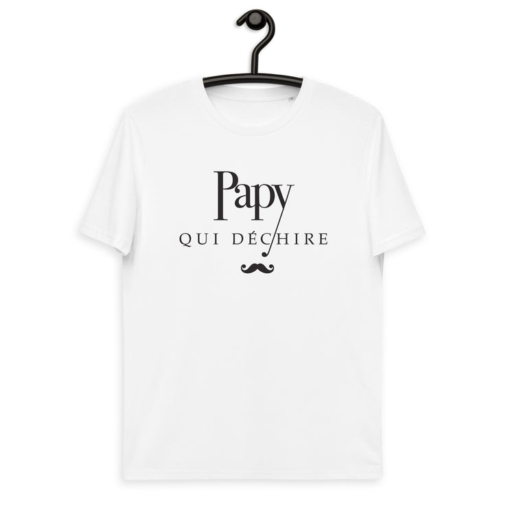 Papy qui déchire -  T-shirt unisexe en coton biologique