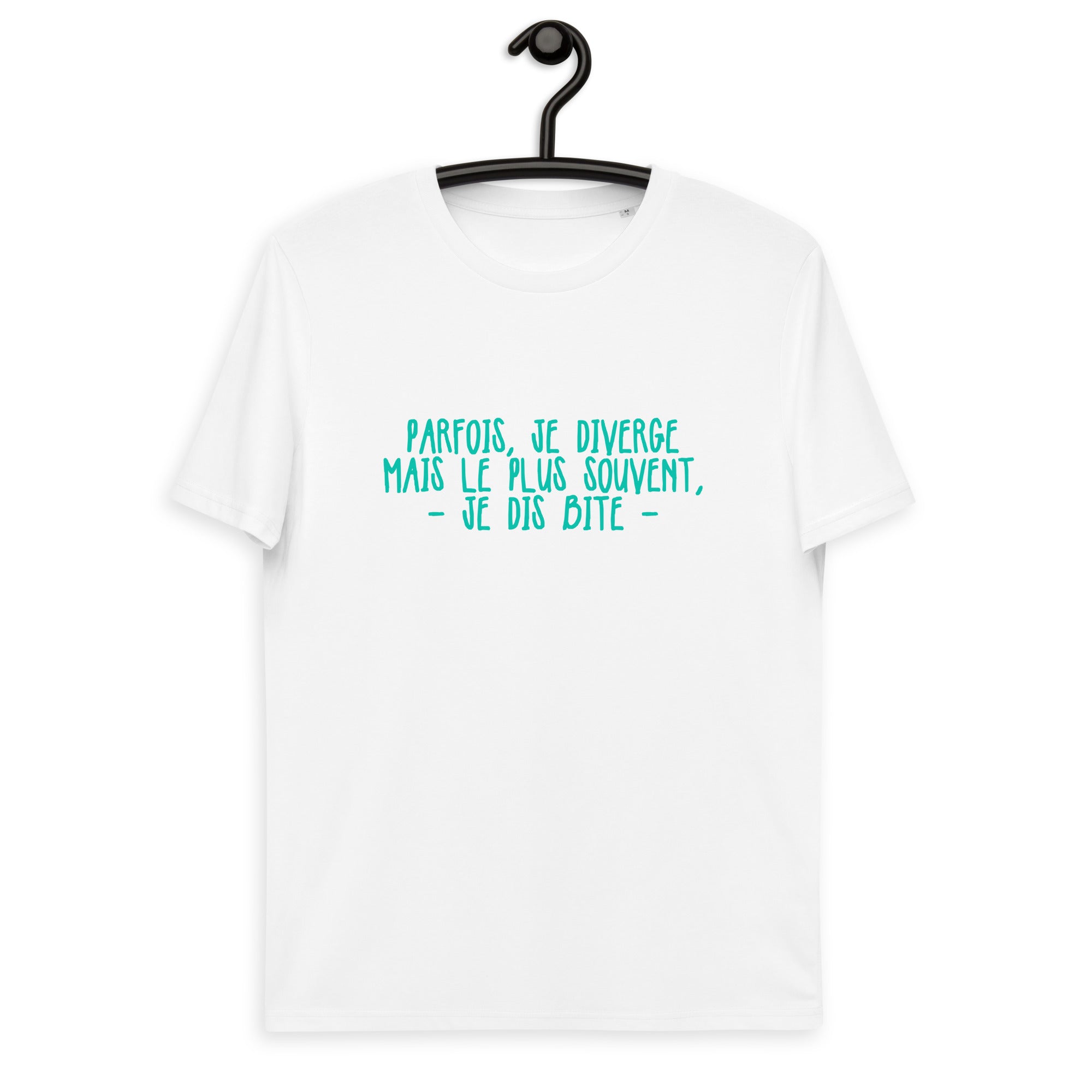Parfois, je diverge - T-shirt unisexe en coton biologique