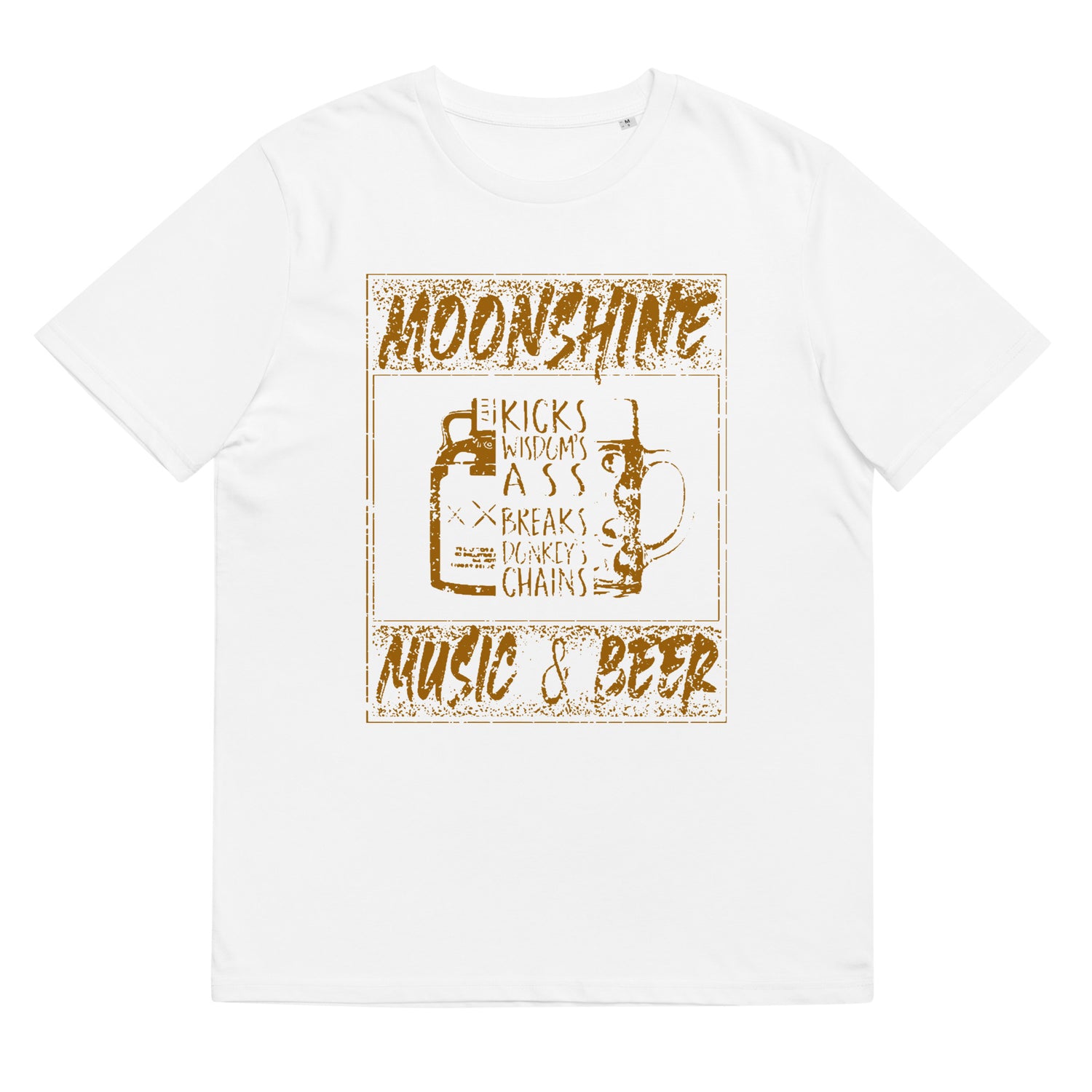 Luke L Duke - Moonshine - T-shirt unisexe en coton biologique