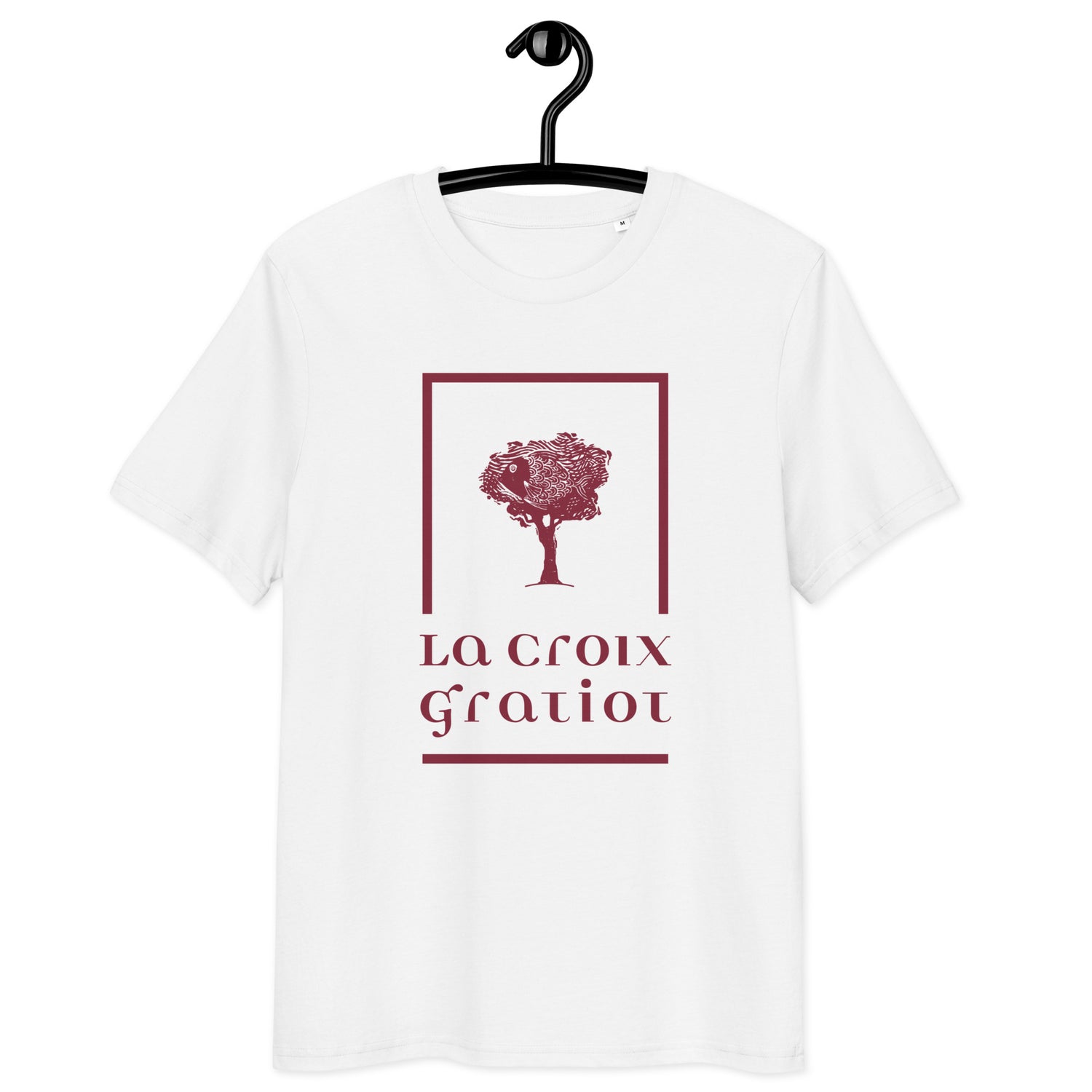 La Croix Gratiot - T-shirt unisexe en coton biologique - Imp. Coeur uniquement