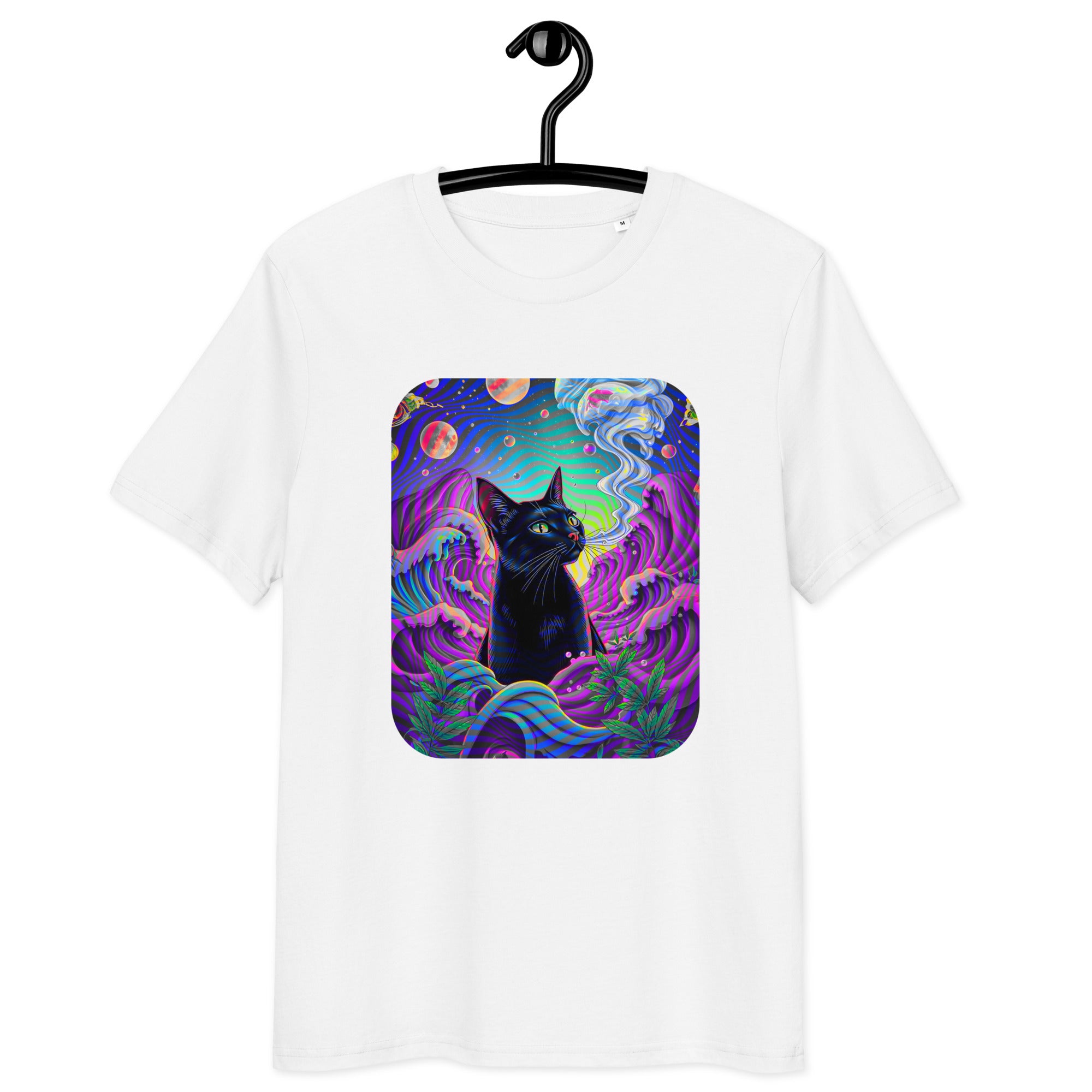 Chat psyché - T-shirt unisexe en coton biologique
