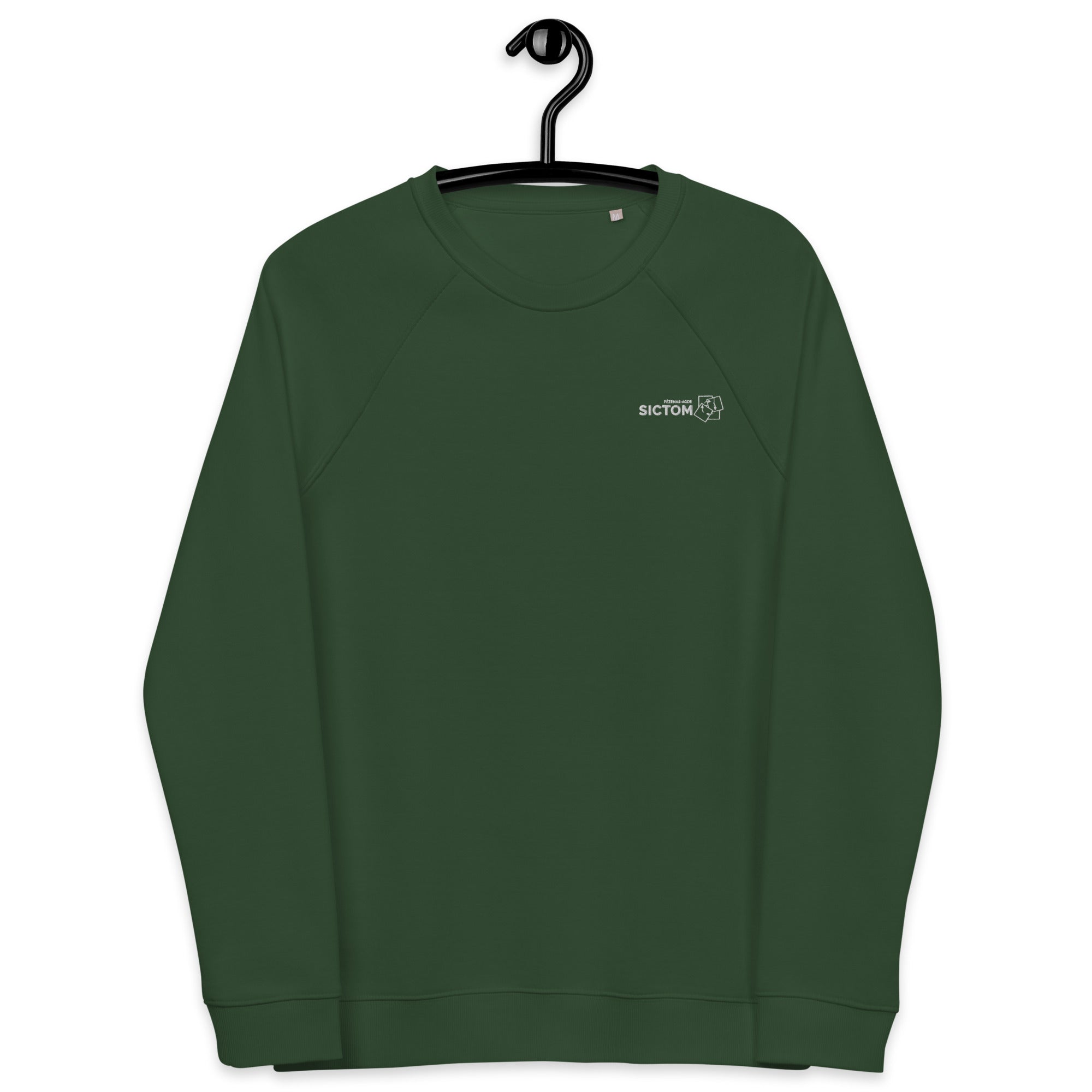 Sictom - Sweatshirt écologique raglan unisexe - Brodé