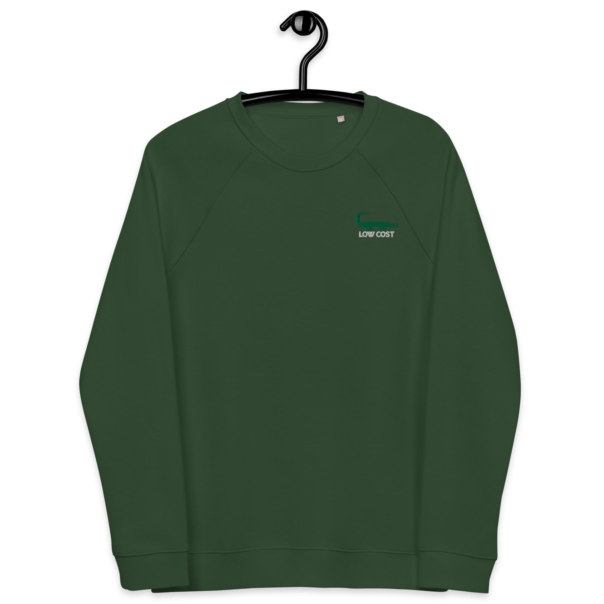 Low Cost - Sweat col rond écologique raglan unisexe - Brodé